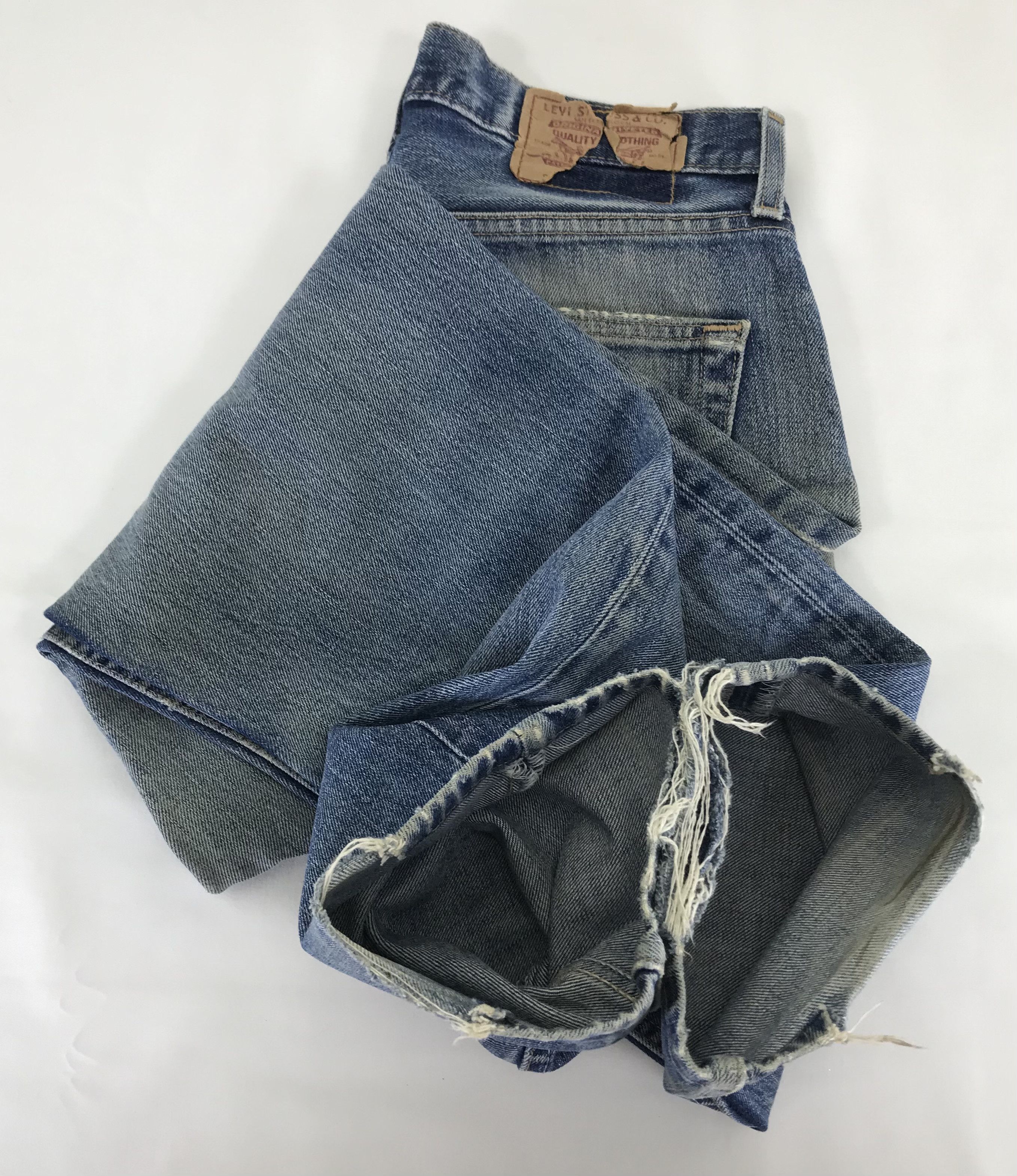 Levi's Vintage Levi's 501 Mud Wash Jeans Distressed Denim Size US 31 - 15 Thumbnail