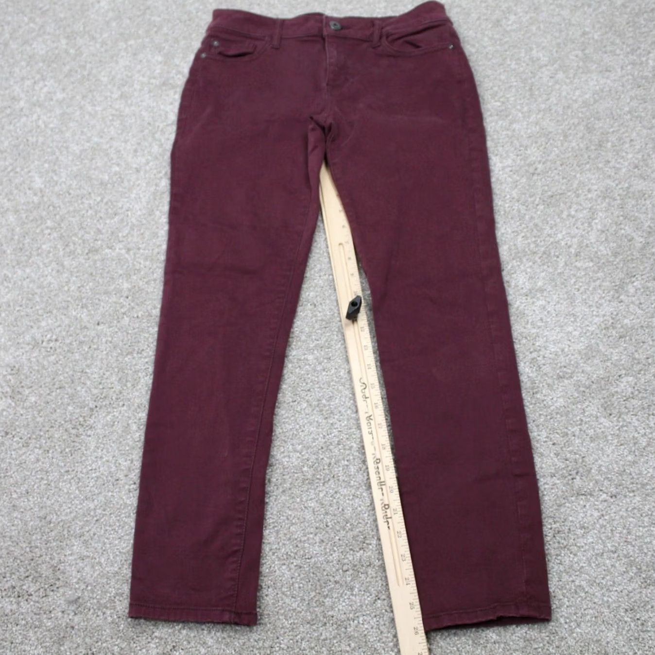 DL1961 DL1961 Jeans Womens 28x26 Purple Margaux Instasculpt Ankle Skinny Cotton Stretch Jeans Slim 90s Womens Size 28" / US 6 / IT 42 - 3 Thumbnail