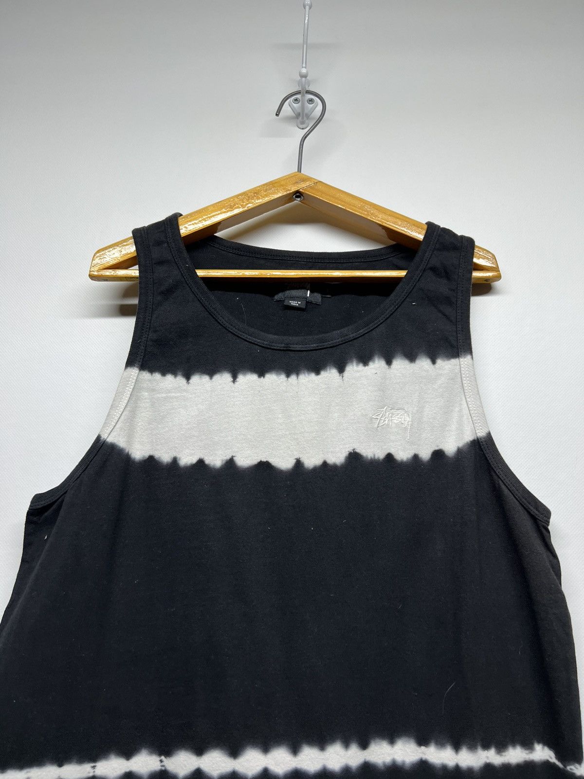 Stussy × Vintage Vintage Y2k Stussy 🖤🤍 Mini Logo Tank Tops 00’s Size US S / EU 44-46 / 1 - 3 Thumbnail