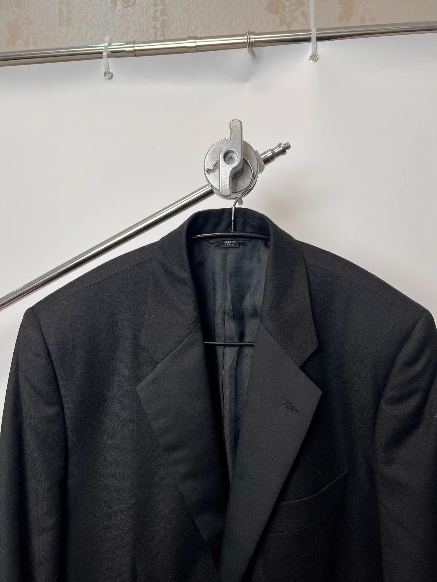 Helmut Lang Helmut Lang 90s Vintage Wool Padded Shoulders Blazer Size 48S - 3 Thumbnail
