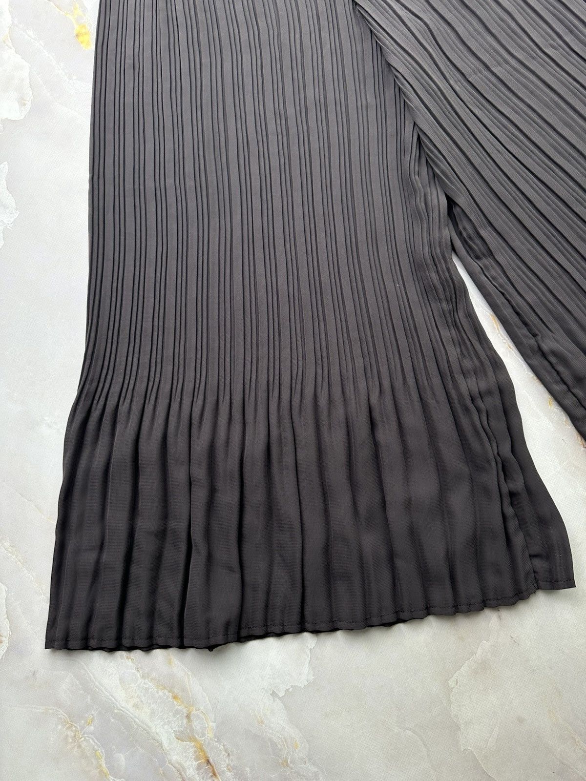 Japanese Brand Vintage Cropped Pleated Wide Pants Size 26" / US 2 / IT 38 - 9 Thumbnail