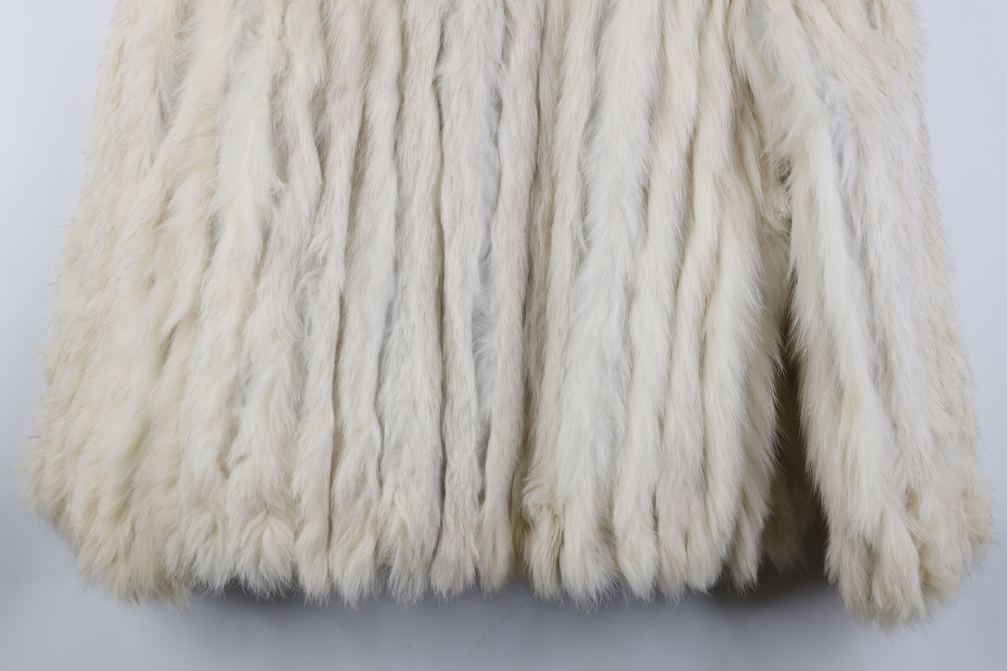 Vintage Vintage 80s 90s Streetwear Genuine Fox Fur Jacket Coat Cream Size M / US 6-8 / IT 42-44 - 15 Thumbnail