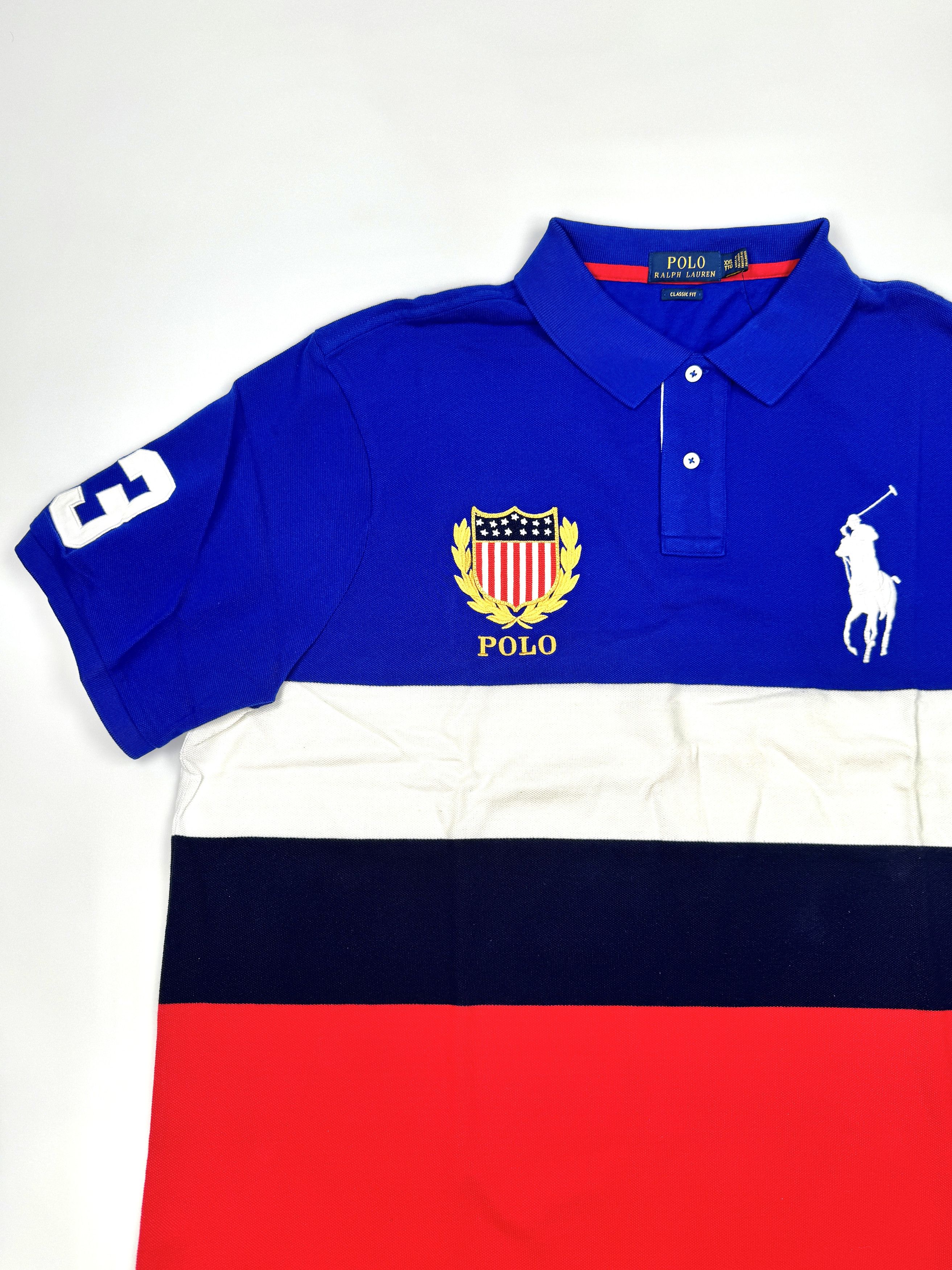 Polo Ralph Lauren POLO RALPH LAUREN XXL CLASSIC FIT SHIELD MESH POLO SHIRT Size US XXL / EU 58 / 5 - 3 Thumbnail