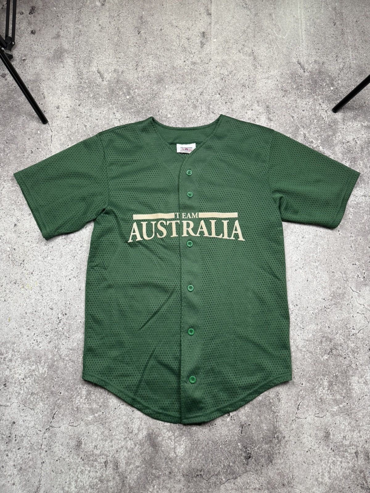 Vintage Vintage 1980’s Team Work Athletics Apparel Australia Jersey Size US M / EU 48-50 / 2 - 1 Thumbnail