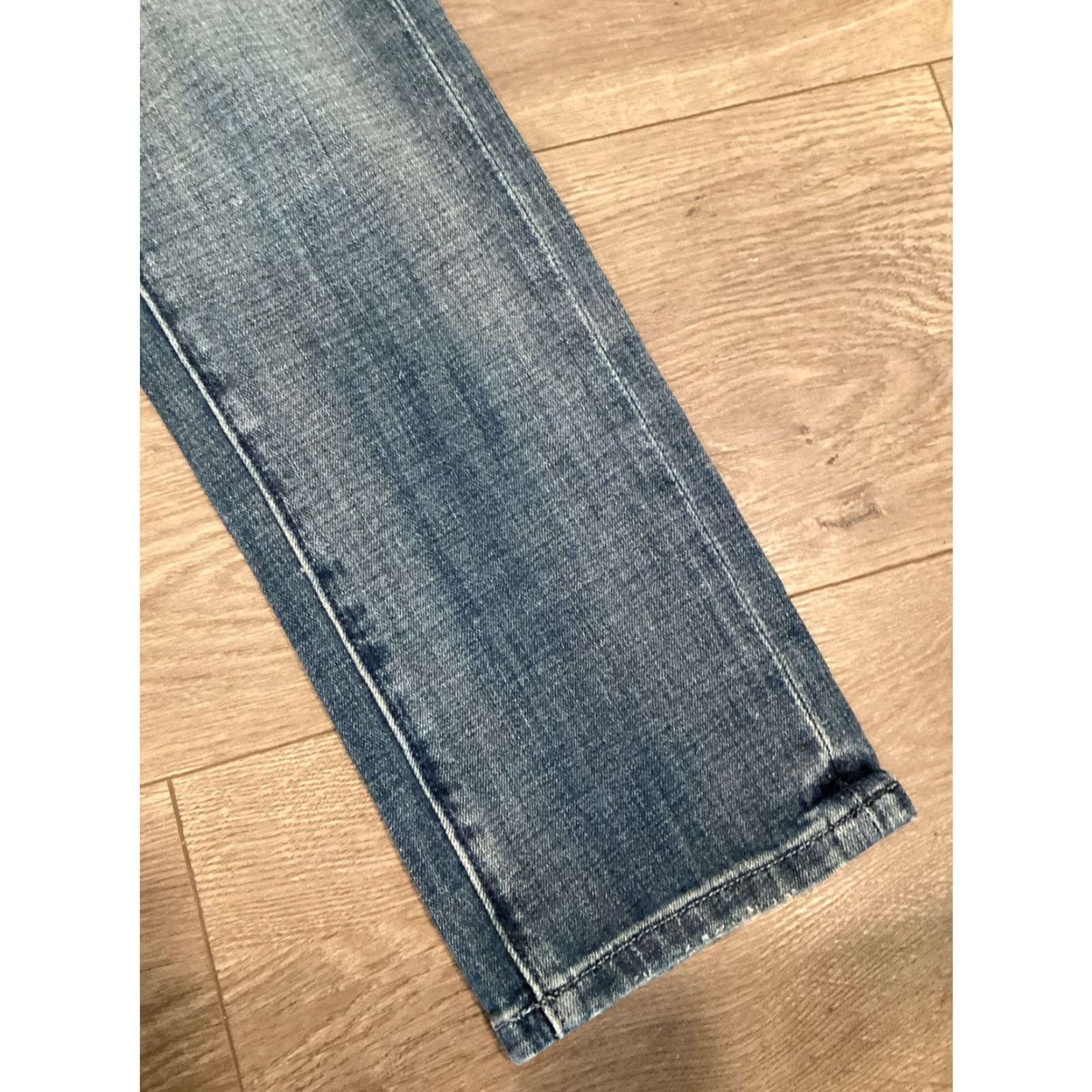 Anthropologie ANTHROPOLOGIE Pilcro & Fit Hyphen Lettermen Denim Jeggings Size 27 Blue Women's Size 27" / US 4 / IT 40 - 3 Thumbnail