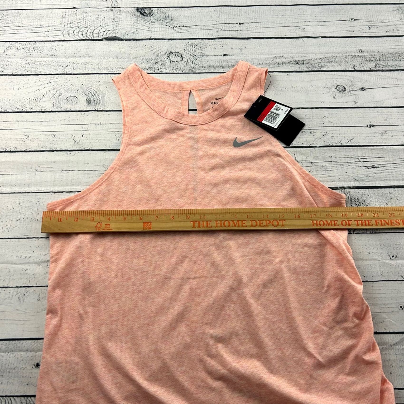 Nike Nike Dri-Fit Running Sleeveless Shirt Women L Orange``` Size L / US 10 / IT 46 - 5 Thumbnail