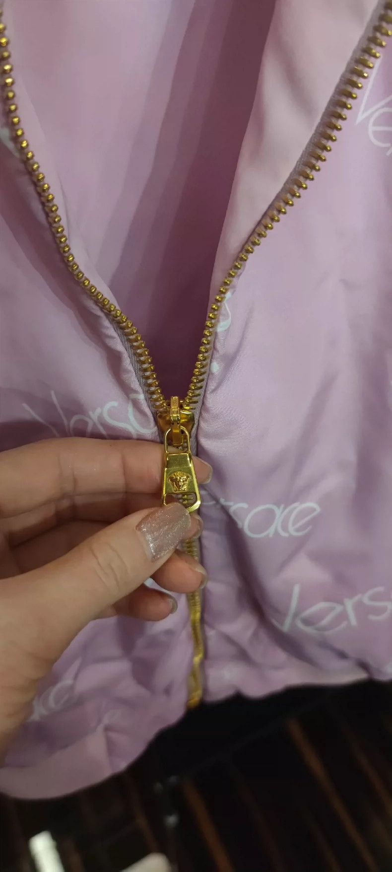 Versace Versace Thin cotton coat Size L / US 10 / IT 46 - 4 Thumbnail
