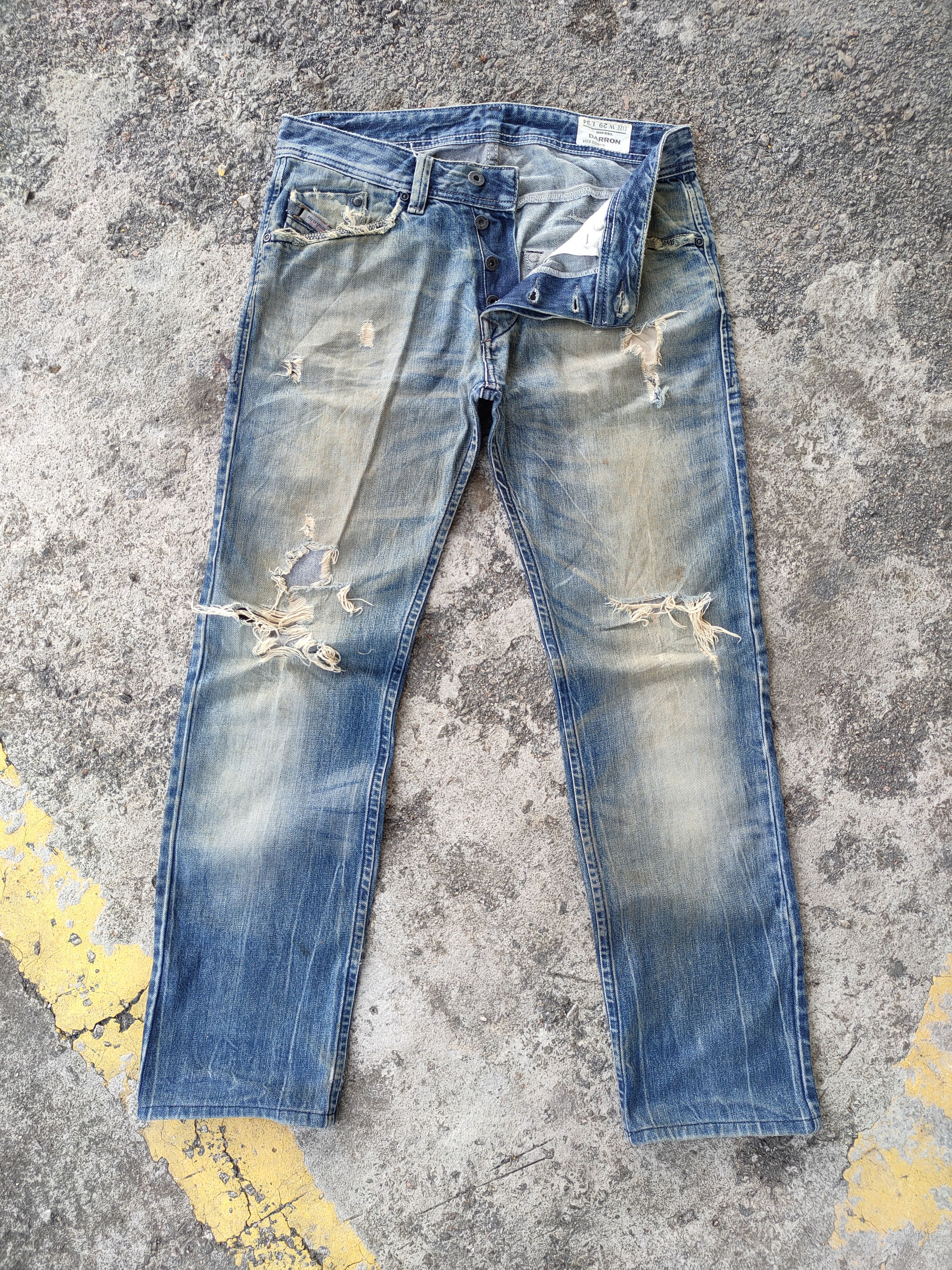 Diesel vintage Diesel rusty distressed jeans denim pants Size US 31 - 14 Thumbnail