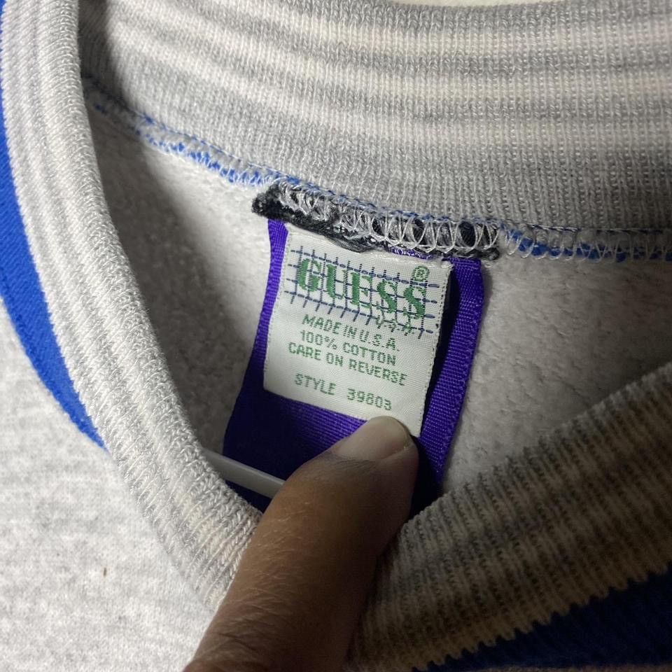 Designer × Guess × Vintage Vintage 90s Guess Crop Top Size XL / US 12-14 / IT 48-50 - 6 Thumbnail