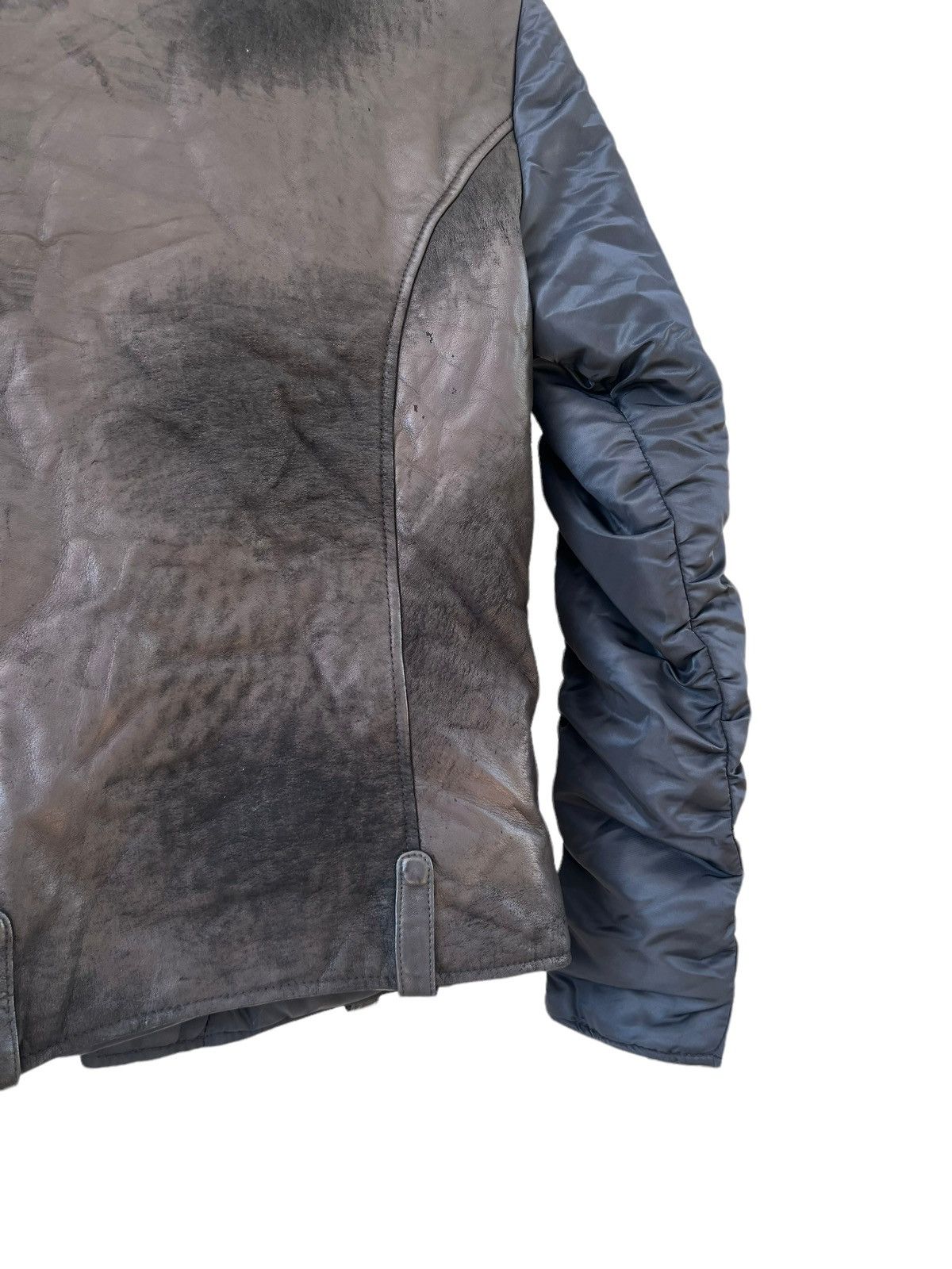 14th Addiction 14th Addiction Distress Sheep skin Hybrid Leather Jacket Size US M / EU 48-50 / 2 - 20 Thumbnail