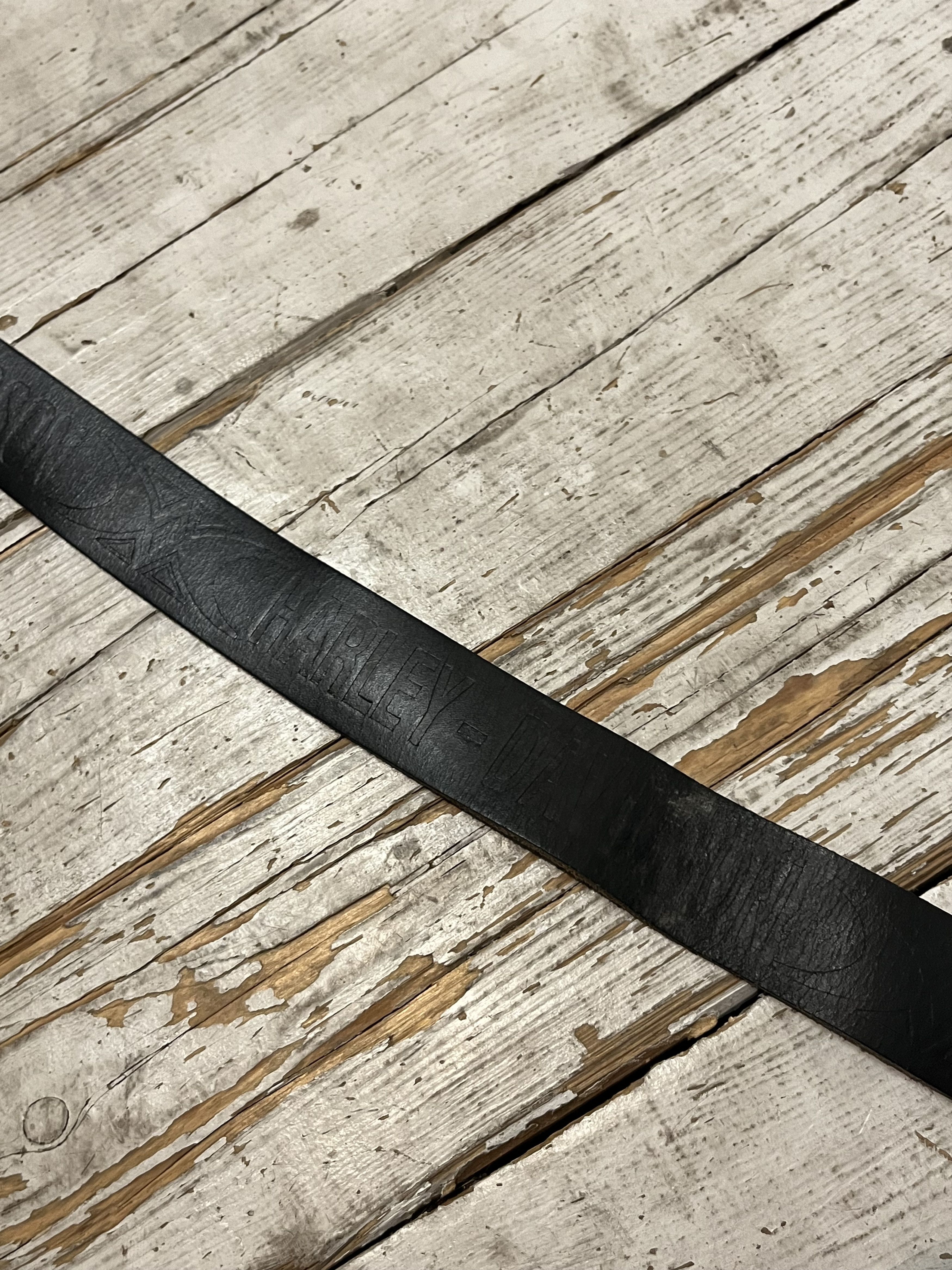 Harley Davidson × West Coast Choppers 90s Harley Davidson Eagle Real Leather Belt Size ONE SIZE - 5 Thumbnail