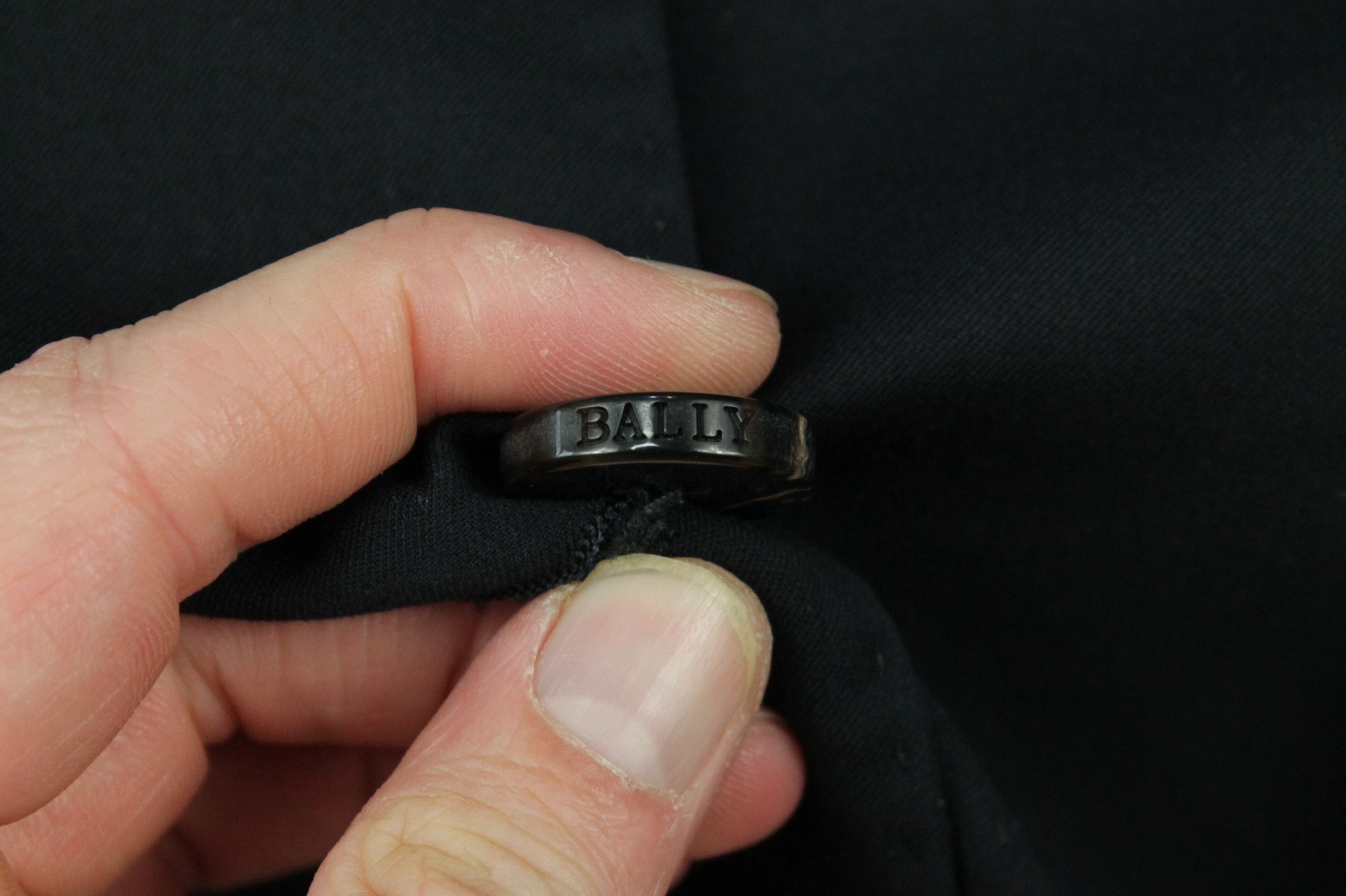 Bally × Designer Bally Black Stretch Wool Blend Formal Blazer Jacket Women's Size M / US 6-8 / IT 42-44 - 4 Thumbnail