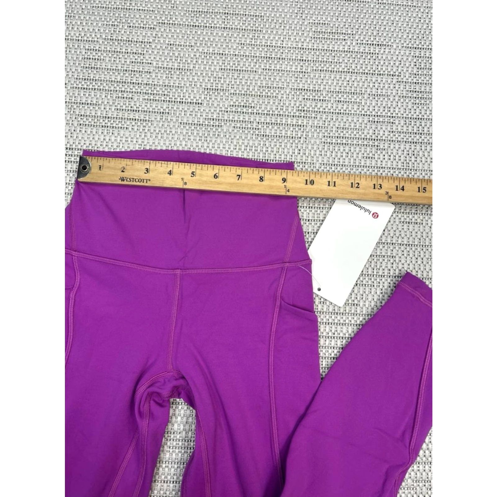 Lululemon Lululemon Align Pant Women 2 Purple Nylon Spandex Pockets Ankle Skinny Solid 24'' Inseam Athleisure Modern Size 26" / US 2 / IT 38 - 6 Thumbnail