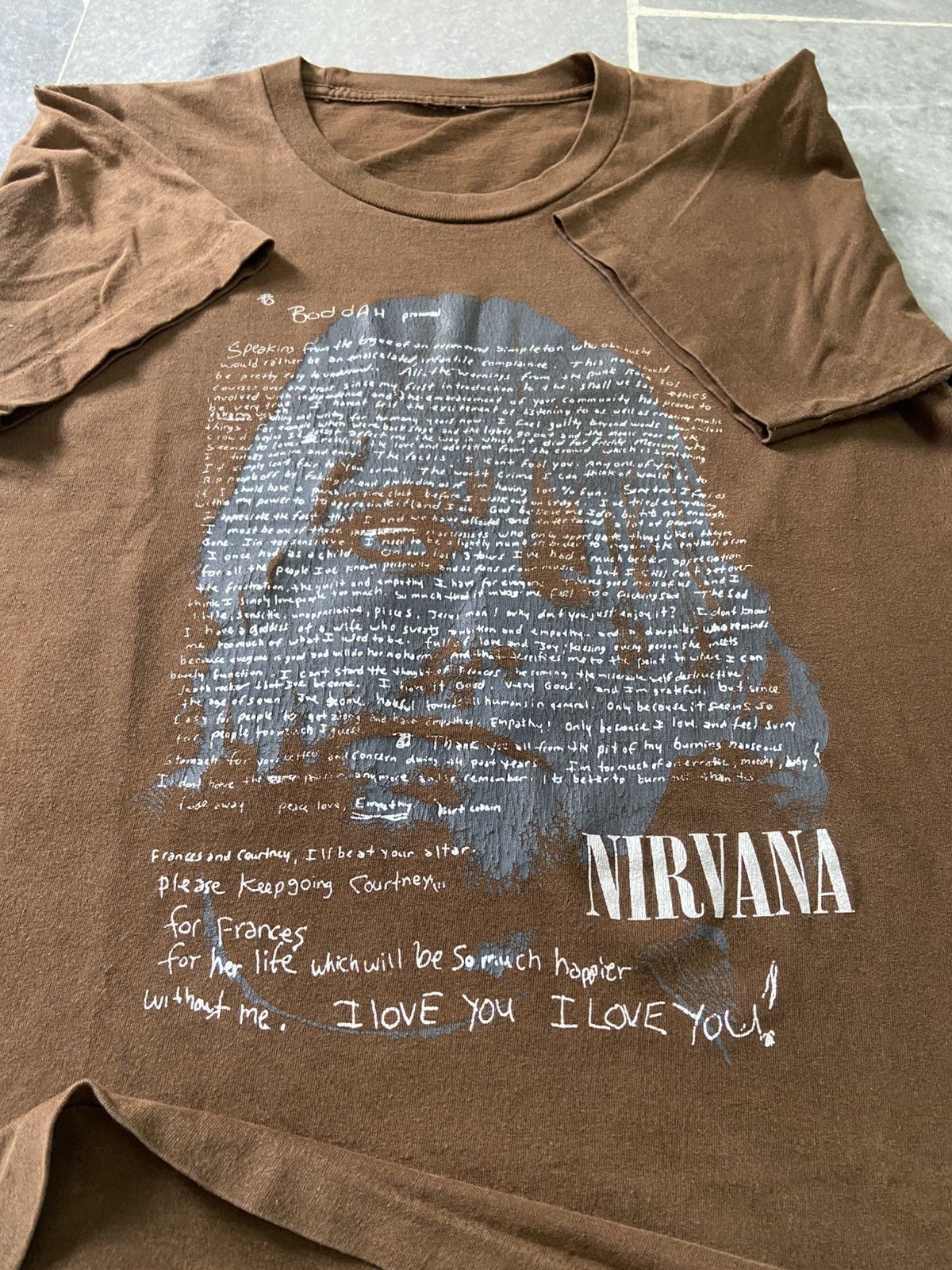 Nirvana Vintage 90s Boddah Kurt Cobain Nirvana Tee Size US S / EU 44-46 / 1 - 10 Thumbnail