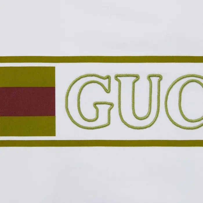 Gucci oc11z0226 Embroidered Cotton Hooded Sweatshirt in White Size US XXS / EU 40 - 7 Thumbnail