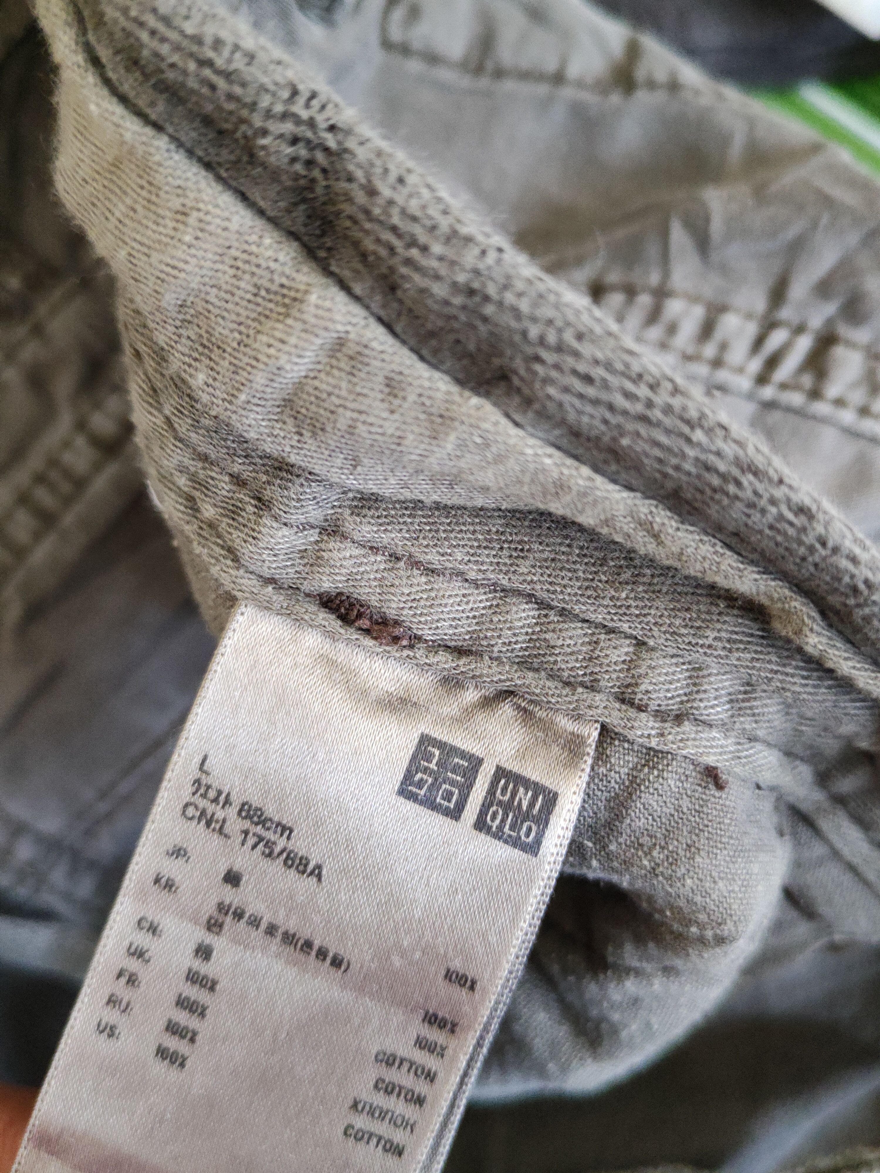 Faded Glory Uniqlo Gray Faded Multipocket Tactical Cargo Pants #S1340 Size US 35 - 15 Thumbnail