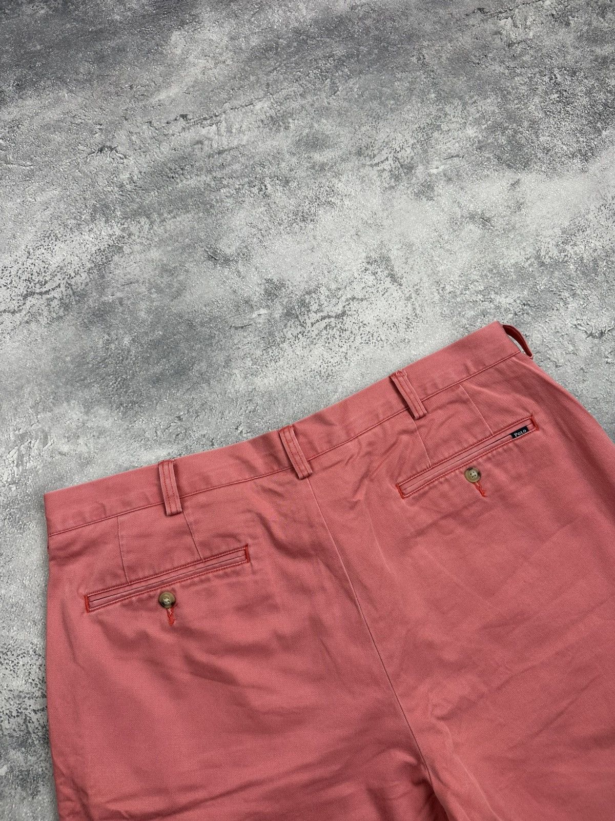 Polo Ralph Lauren Vintage Polo Ralph Lauren Chino Pink Shorts Y2K Classic 36 Size US 36 / EU 52 - 17 Thumbnail