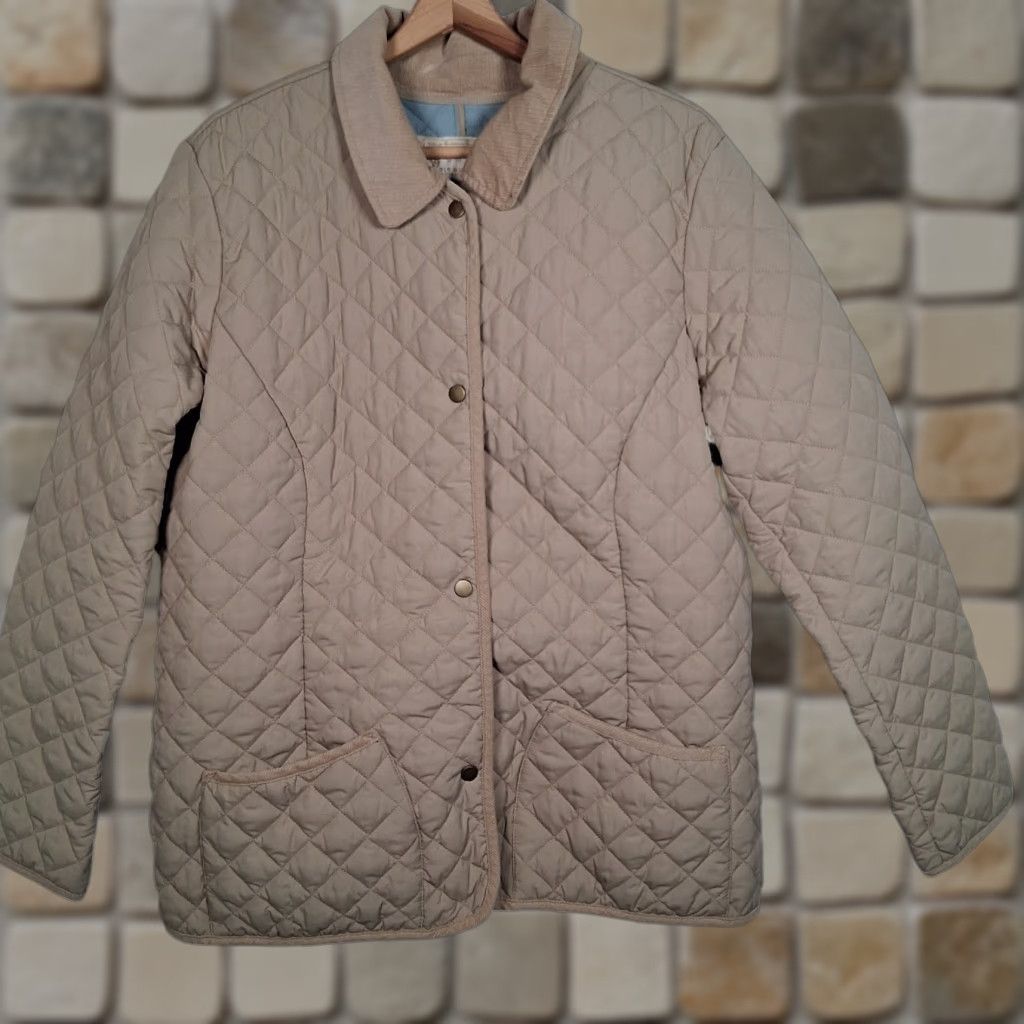 Old Navy Old Navy Quilted Jacket Women XXL Snap Up Tan Corduroy Collar Barn Chore Quilted Jacket Beige Regular Women's Coat Size XXL / US 16-18 / IT 52-54 - 1 Thumbnail