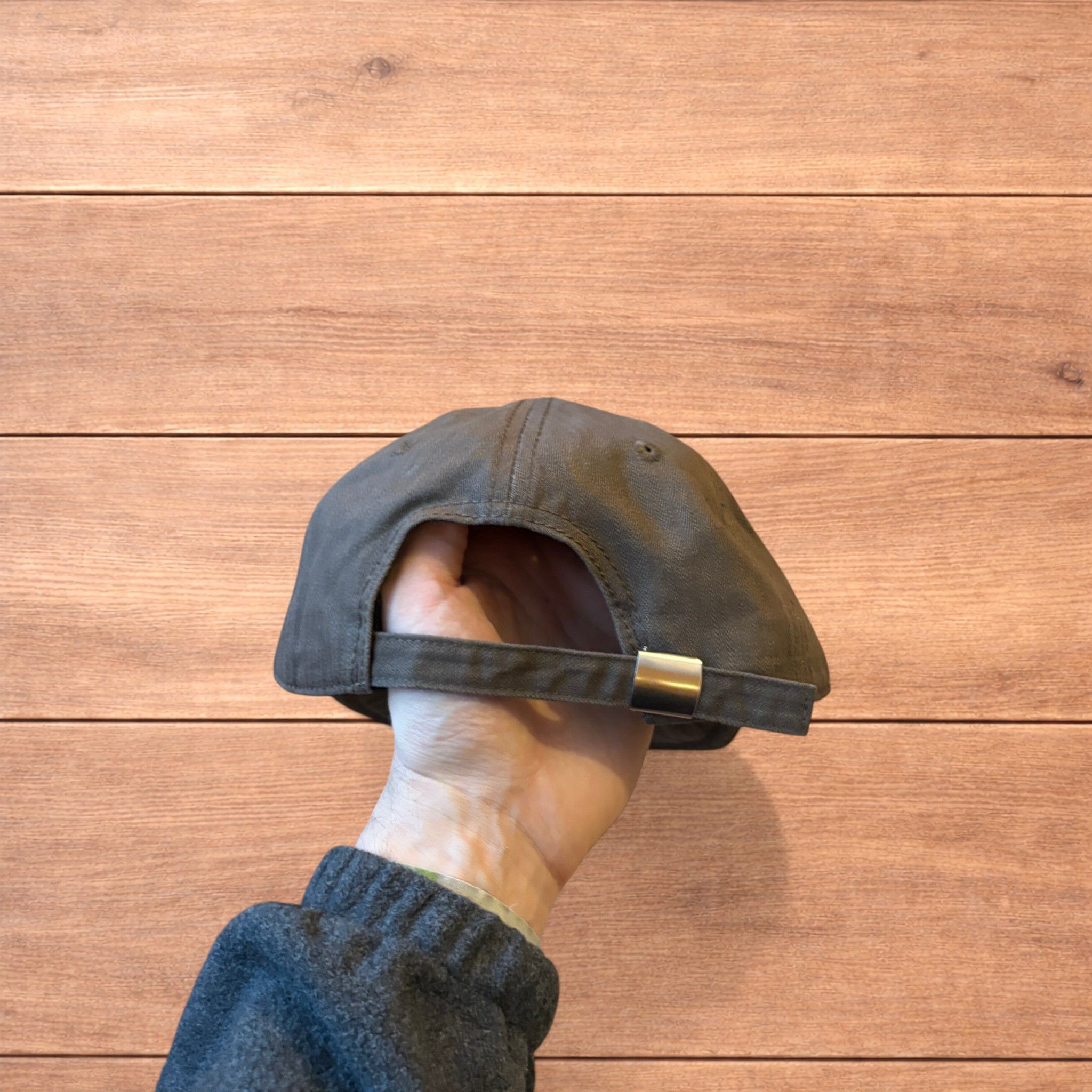 Japanese Brand Vintage Korean style short brim hat cap in brown. Size ONE SIZE - 3 Thumbnail