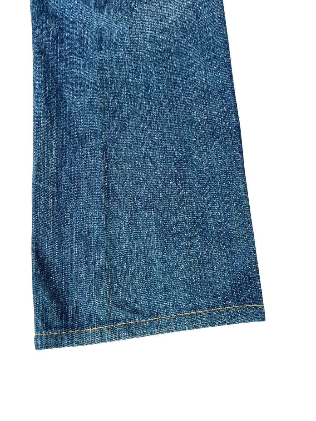 Vintage Dirty Mud KARAKURI GENERATION Embroidery Denim Jeans Size US 35 - 19 Thumbnail
