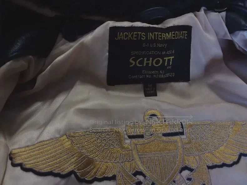 Schott Schott G1 leather flight jacket Size US M / EU 48-50 / 2 - 4 Thumbnail