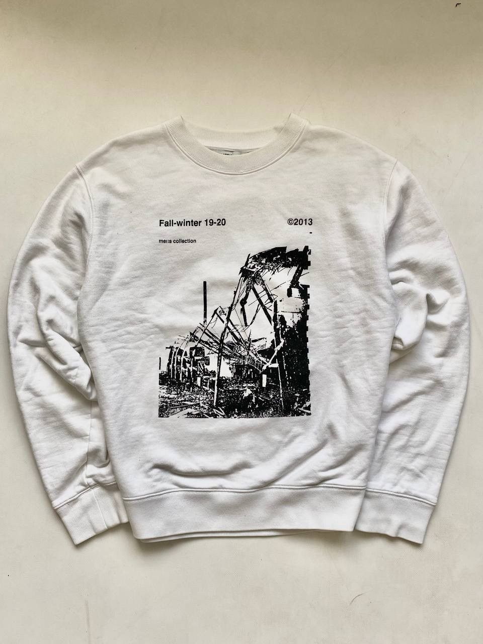 Off-White RARE OFF-WHITE MAIN LABEL FALL-WINTER 19-20 2013 SWEATSHIRT Size US L / EU 52-54 / 3 - 2 Thumbnail