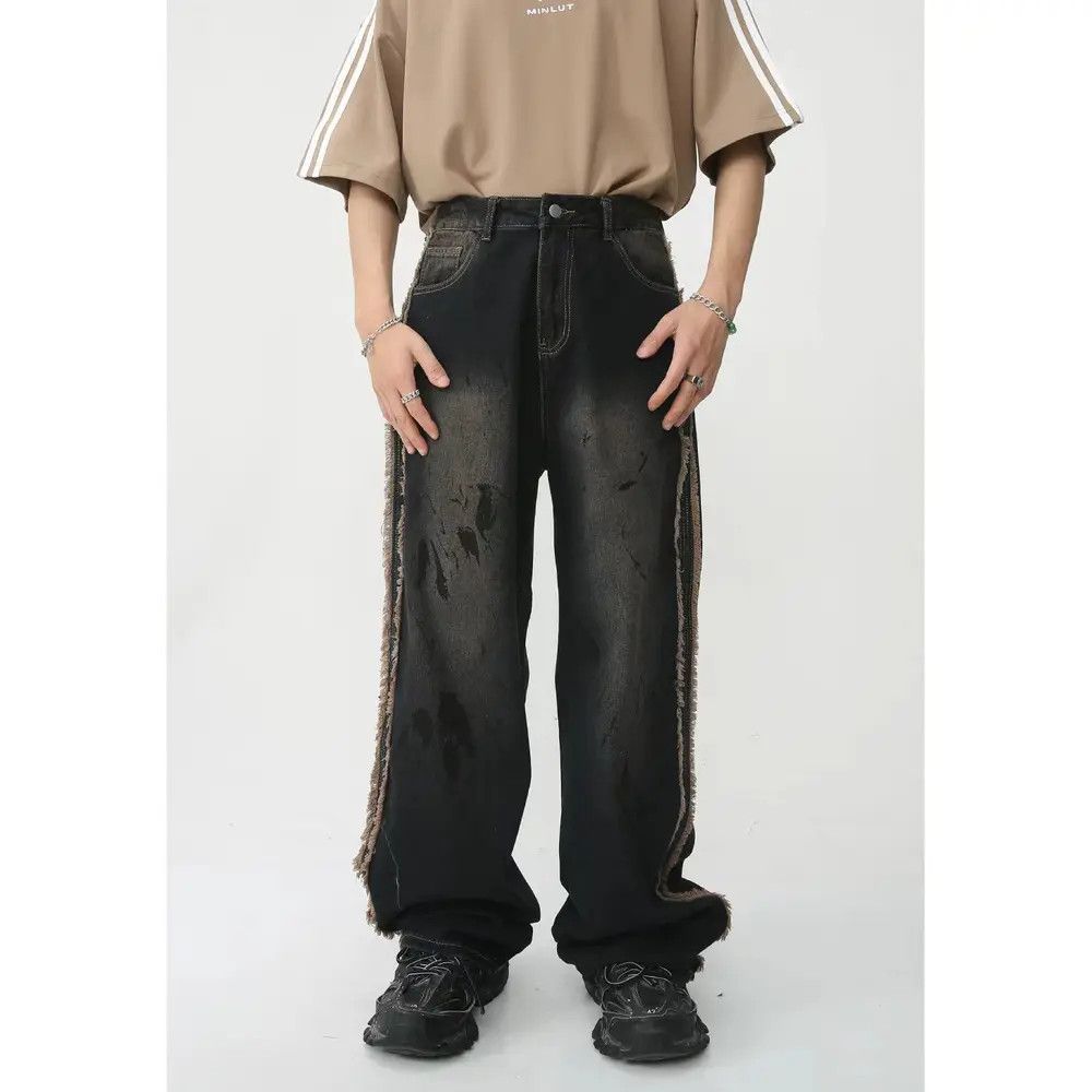 Japanese Brand Hip Hop Street Harajuku Loose Jeans Size US 32 / EU 48 - 2 Thumbnail