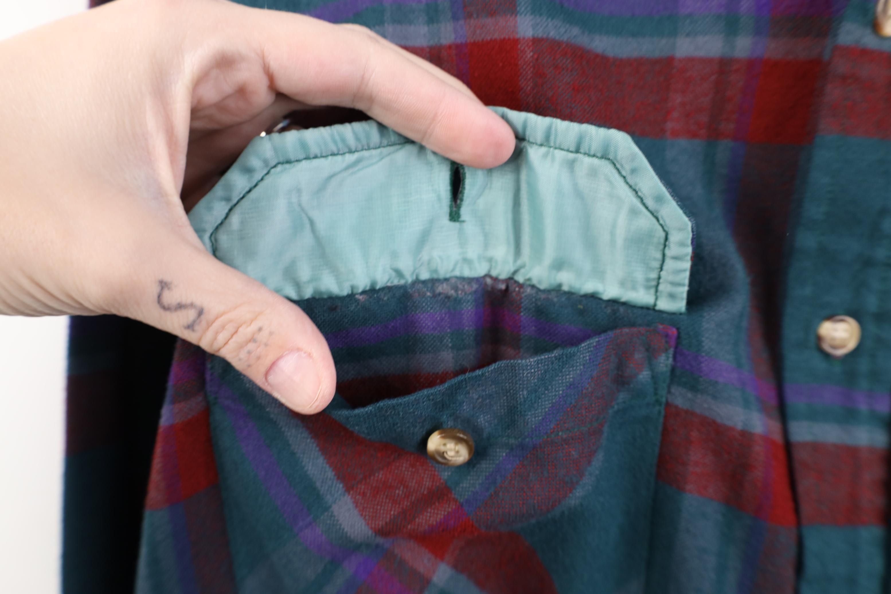Vintage Vintage 80s 90s Streetwear Pocket Knit Collared Button Shirt Size US M / EU 48-50 / 2 - 8 Thumbnail