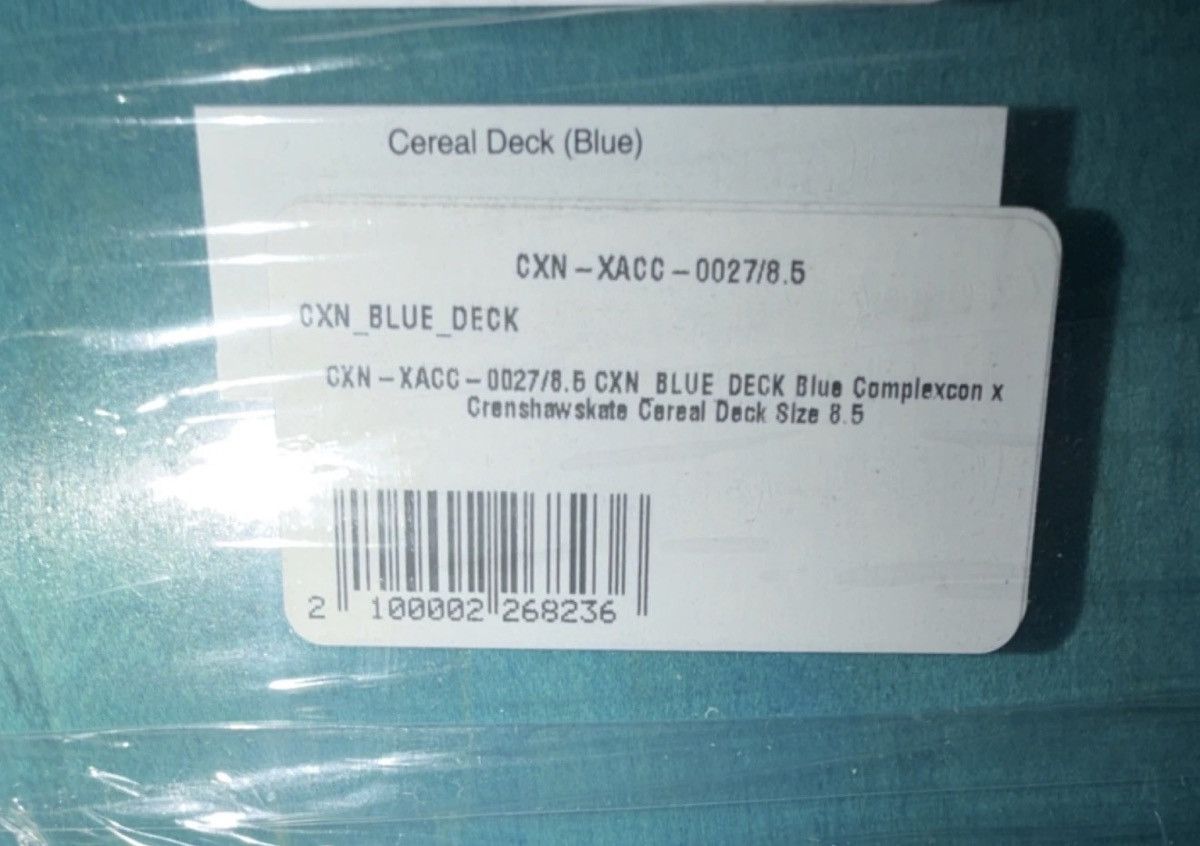 Crenshaw Complex Con X Crenshaw Cereal Skateboard Deck 8.5 Size ONE SIZE - 5 Thumbnail