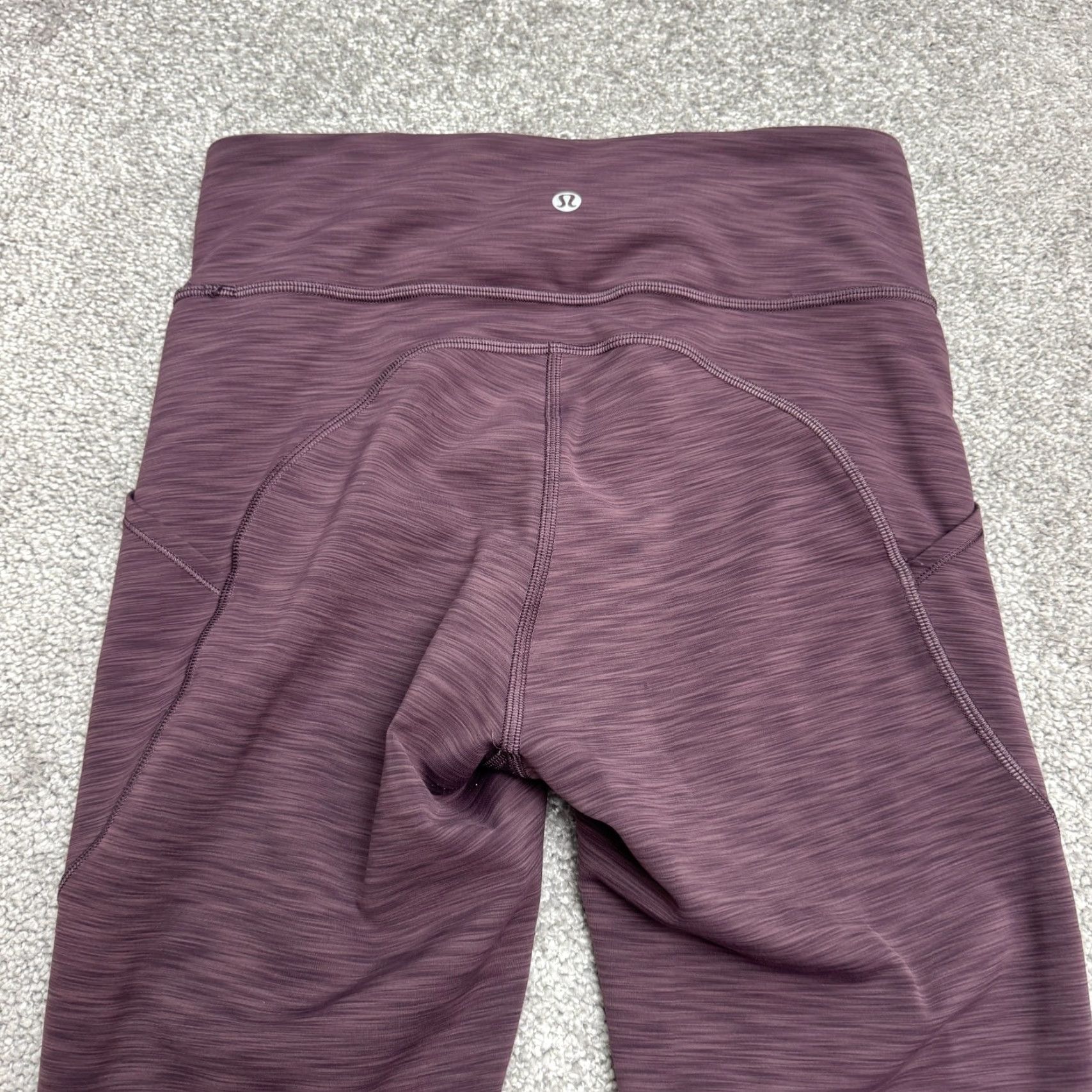 Lululemon Lululemon Fast & Free Leggings Women's 6 Purple Inseam 25in Athleisure Run Athletic Compression Size 28" / US 6 / IT 42 - 3 Thumbnail