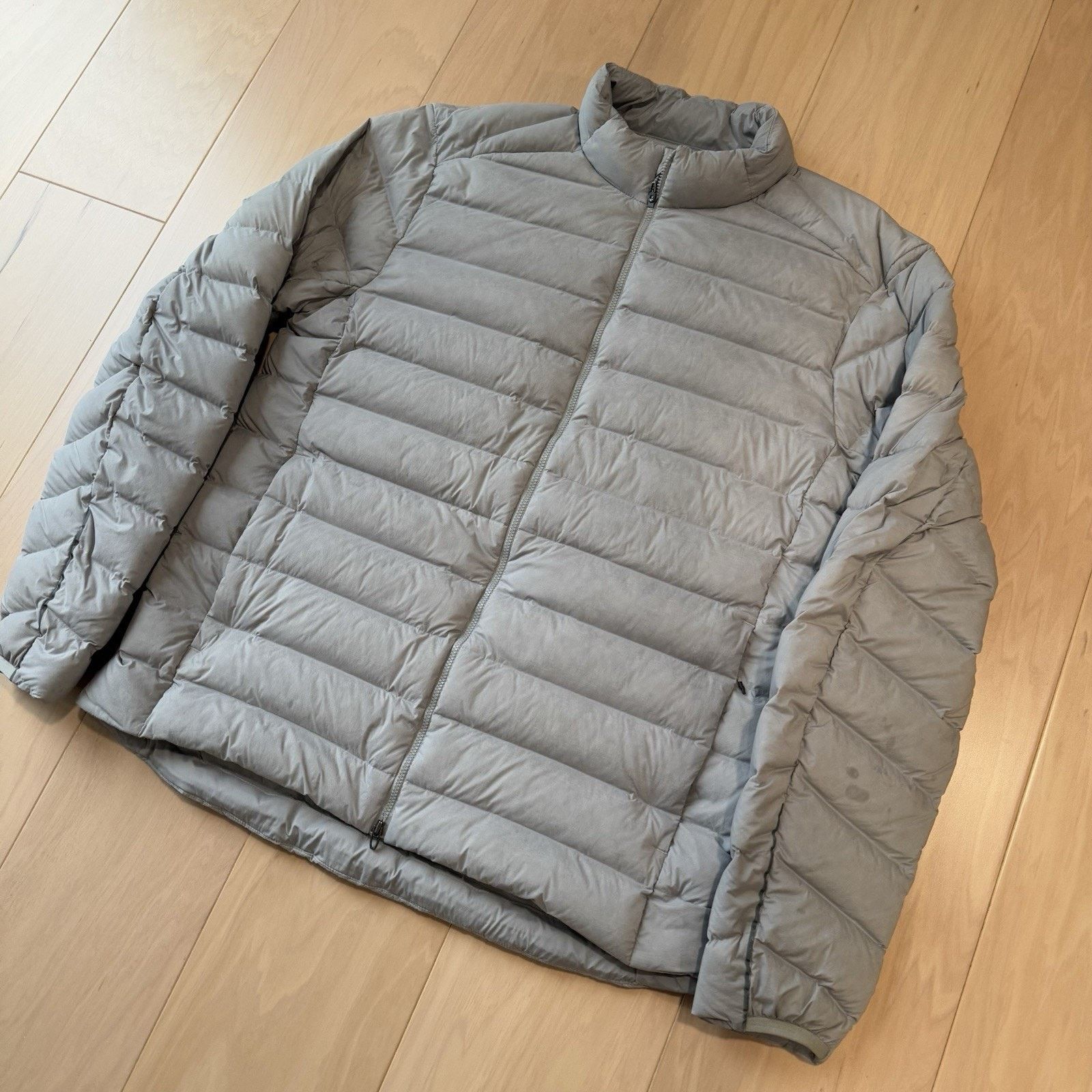 Lululemon Lululemon Navigation Stretch Down Jacket Large Gray Full Zip Size US L / EU 52-54 / 3 - 10 Thumbnail