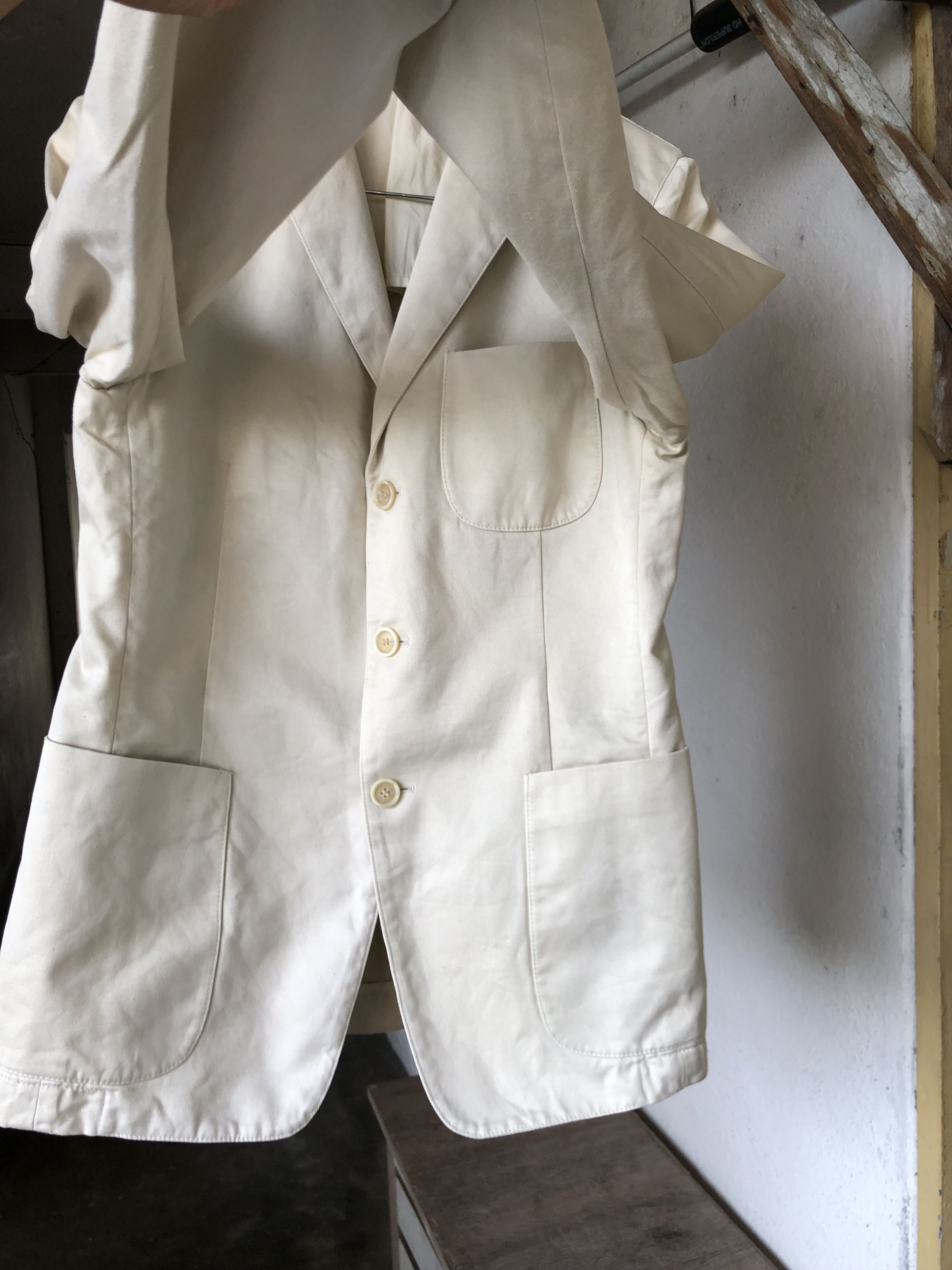 Prada Vintage Prada Single Breasted Blazer Jacket Cotton Size US M / EU 48-50 / 2 - 19 Thumbnail