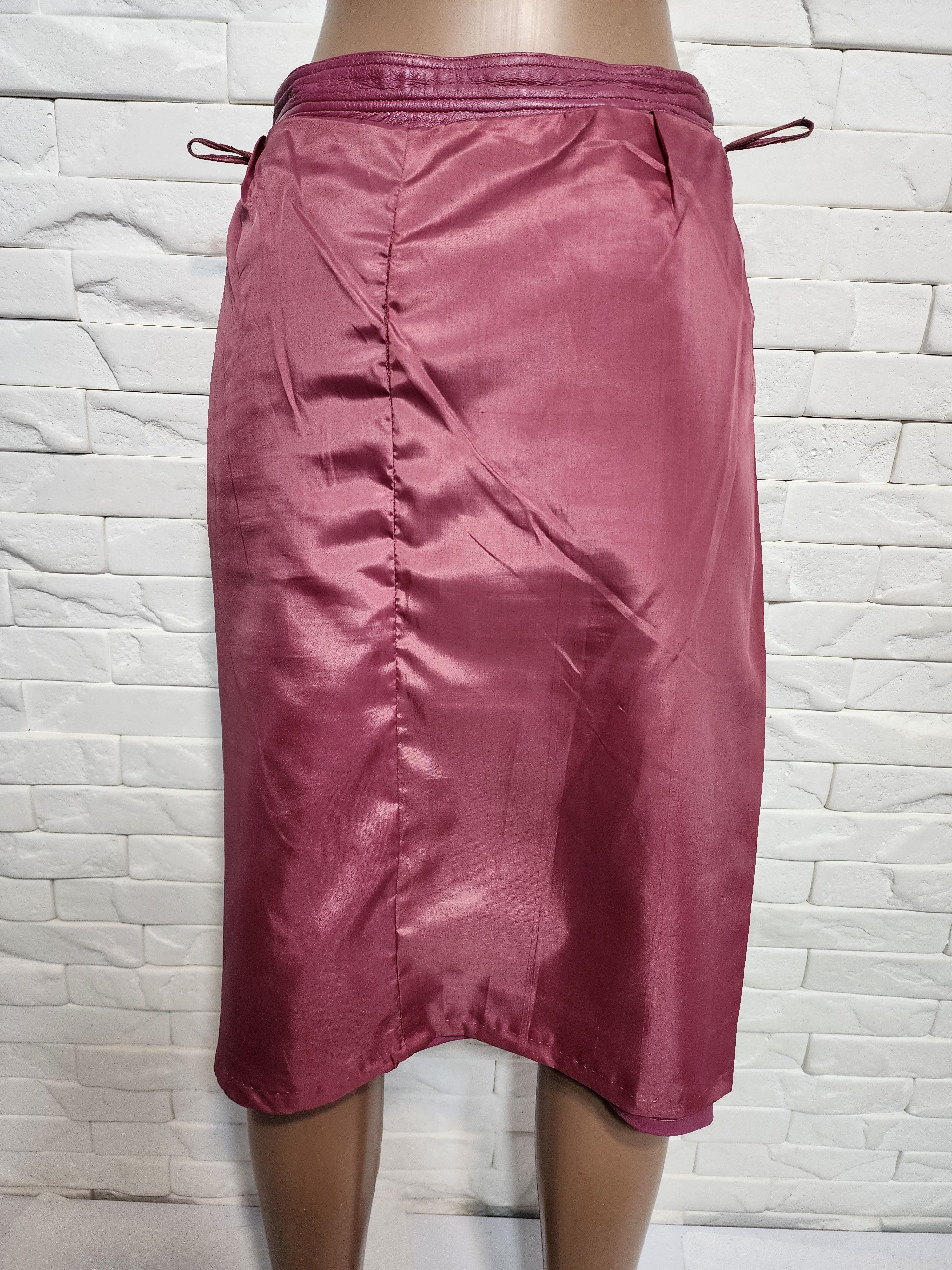 Other Pink Leather Skirt: Skirt with Pockets. Size 27" / US 4 / IT 40 - 7 Thumbnail