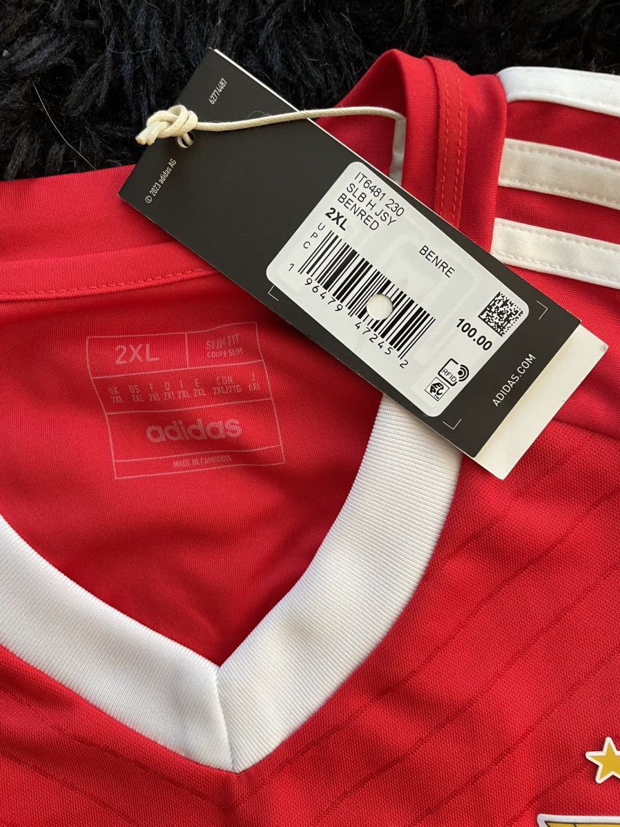 Adidas Adidas Benfica Home Jersey Sagres Size US XXL / EU 58 / 5 - 3 Thumbnail