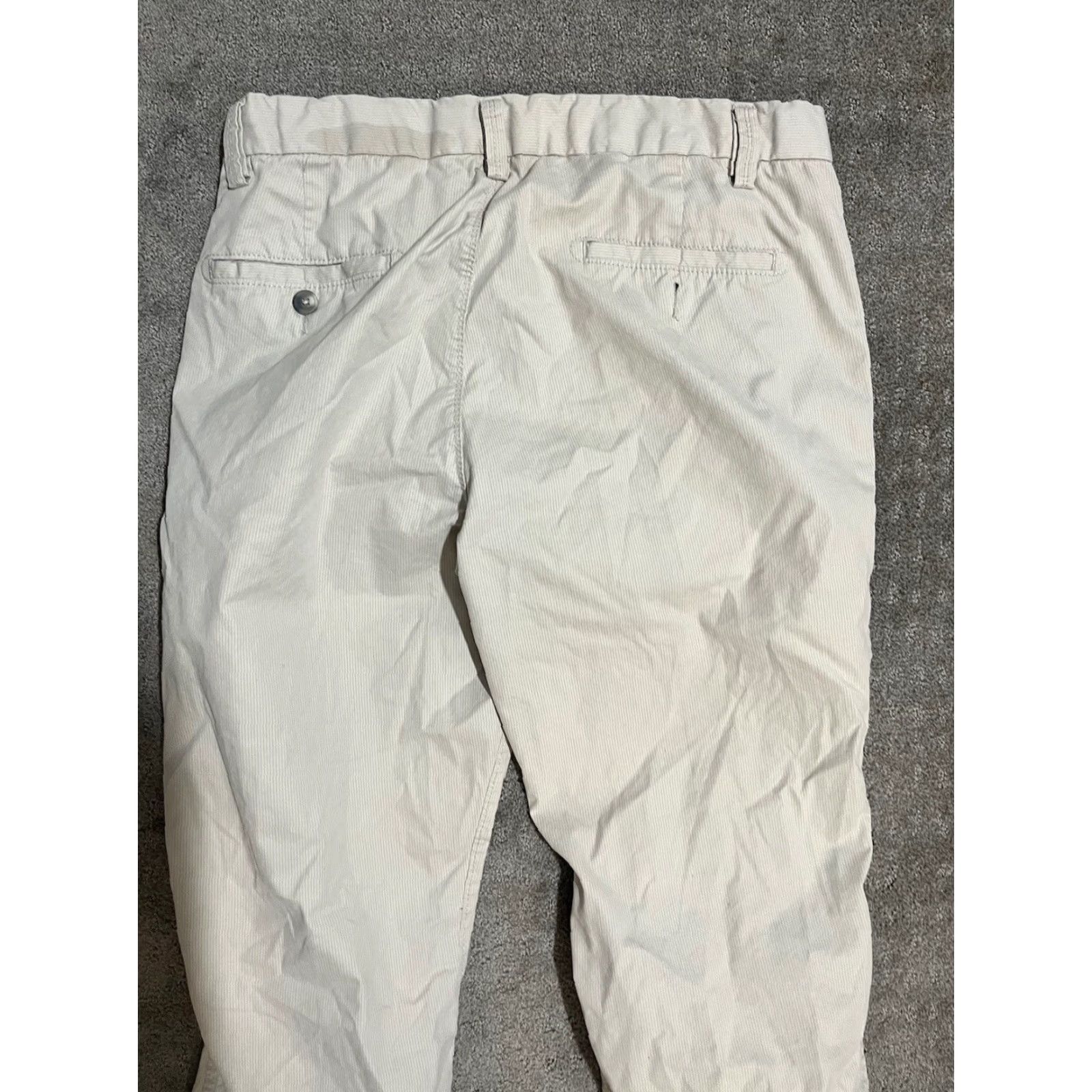 Gap VINTAGE Gap Chino Pants Mens Regular 35x30 Beige Solid Cotton Pants Mens 90s Preppy Style Men's Size US 35 - 4 Thumbnail
