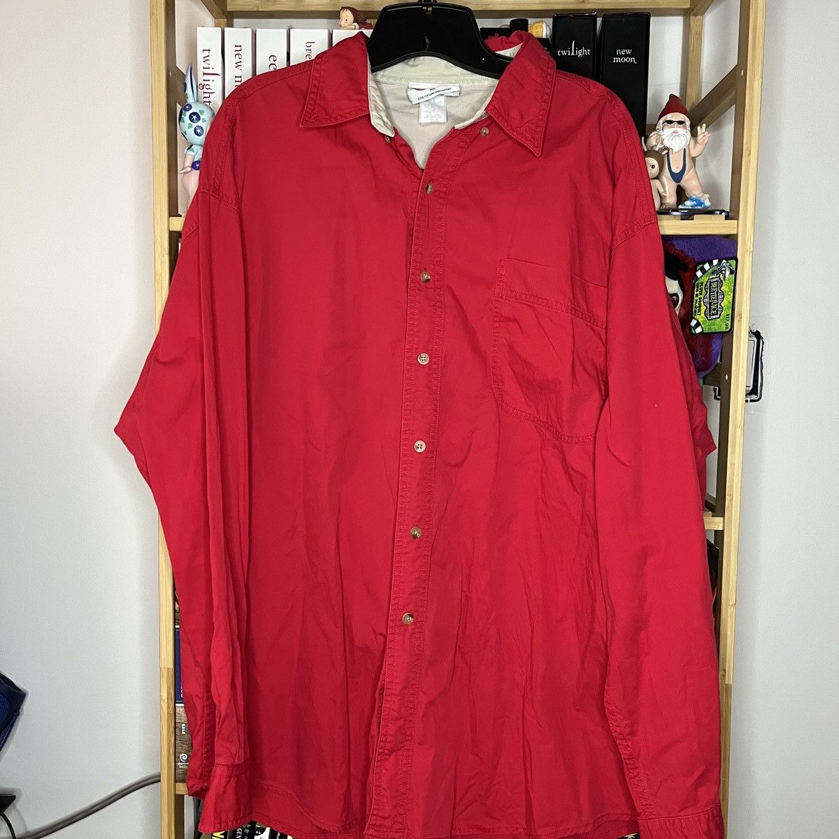 Chase Authentics × Vintage Chase Authentics Red Button Up Shirt Size XL Nascar Size US XL / EU 56 / 4 - 1 Thumbnail