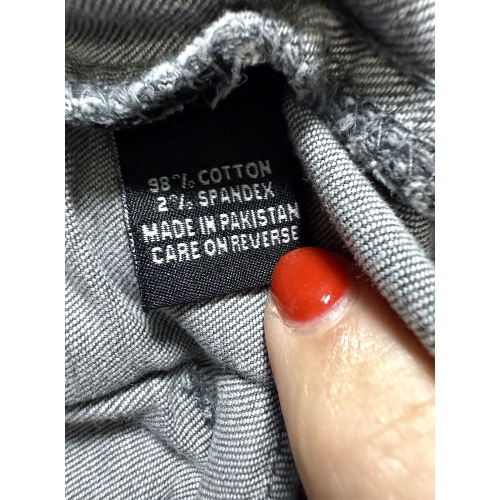 Vintage FOCUS Gray Denim Jacket Womens Small Destroyed Thrashed Grunge Y2K 90s Utility Size S / US 4 / IT 40 - 6 Thumbnail