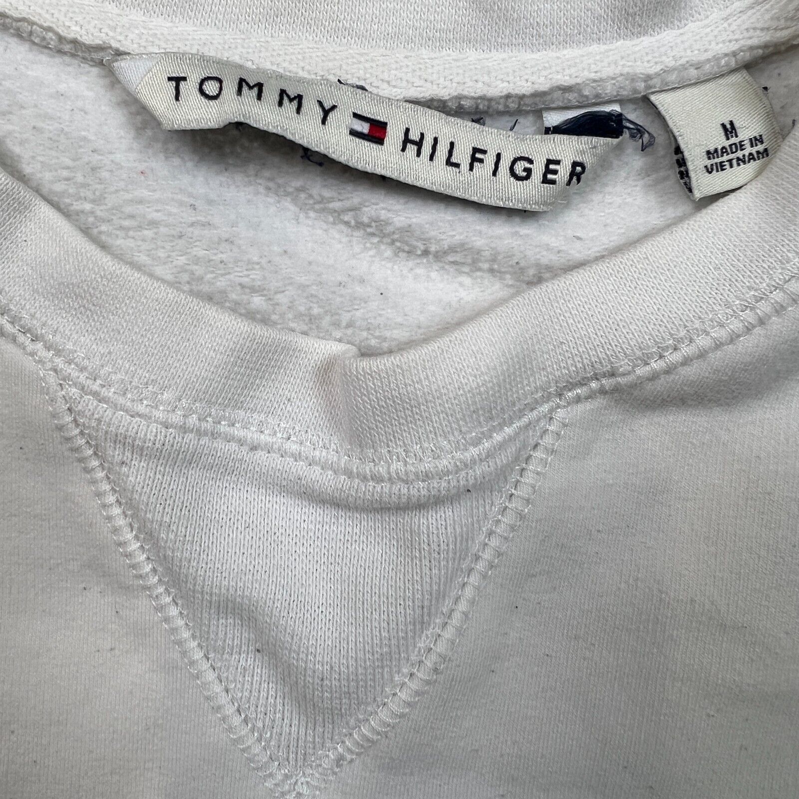 Tommy Hilfiger × Vintage Tommy Hilfiger Sweatshirt Medium Spell Out Pullover Crewneck Size US S / EU 44-46 / 1 - 8 Thumbnail