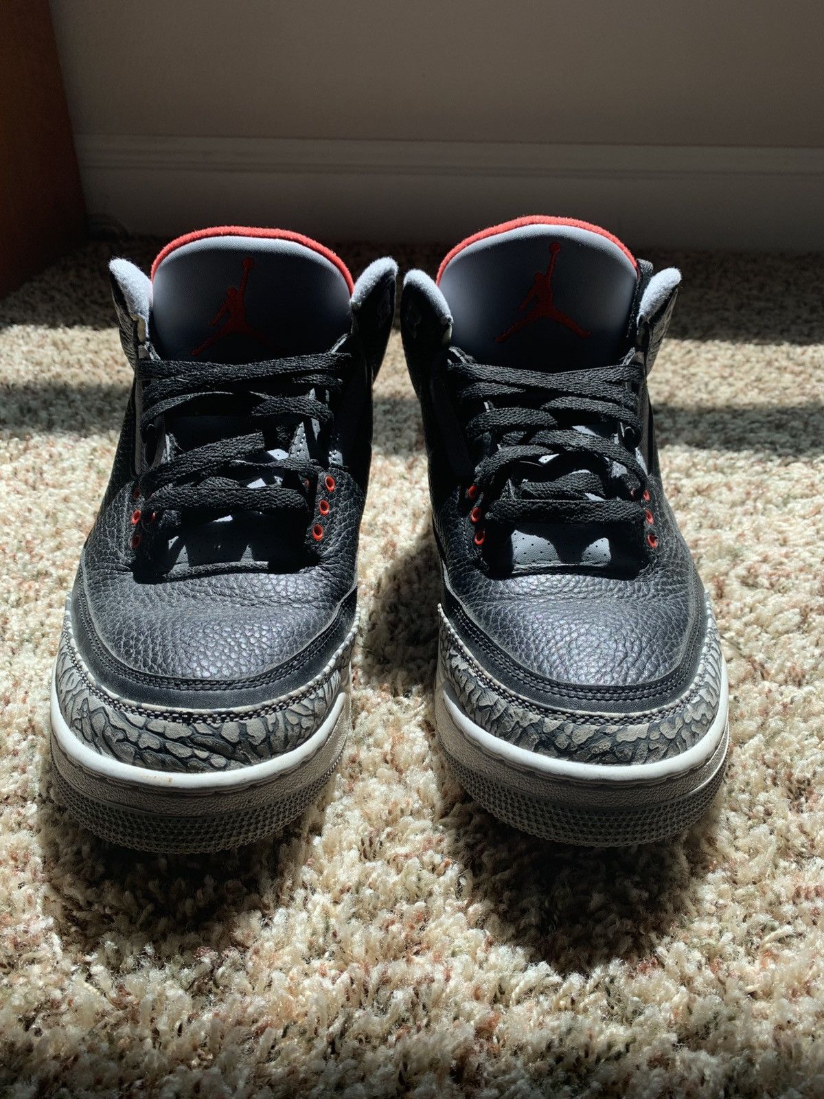 Jordan Brand Air Jordan 3 Retro OG ‘Black Cement’ 2018 Size US 12 / EU 45 - 6 Thumbnail