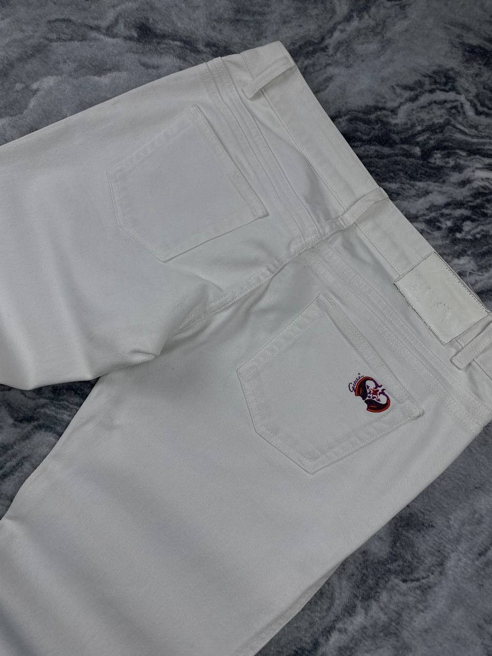 Gucci Gucci Denim Jeans Women Size 46 White Size 32" / US 10 / IT 46 - 8 Thumbnail