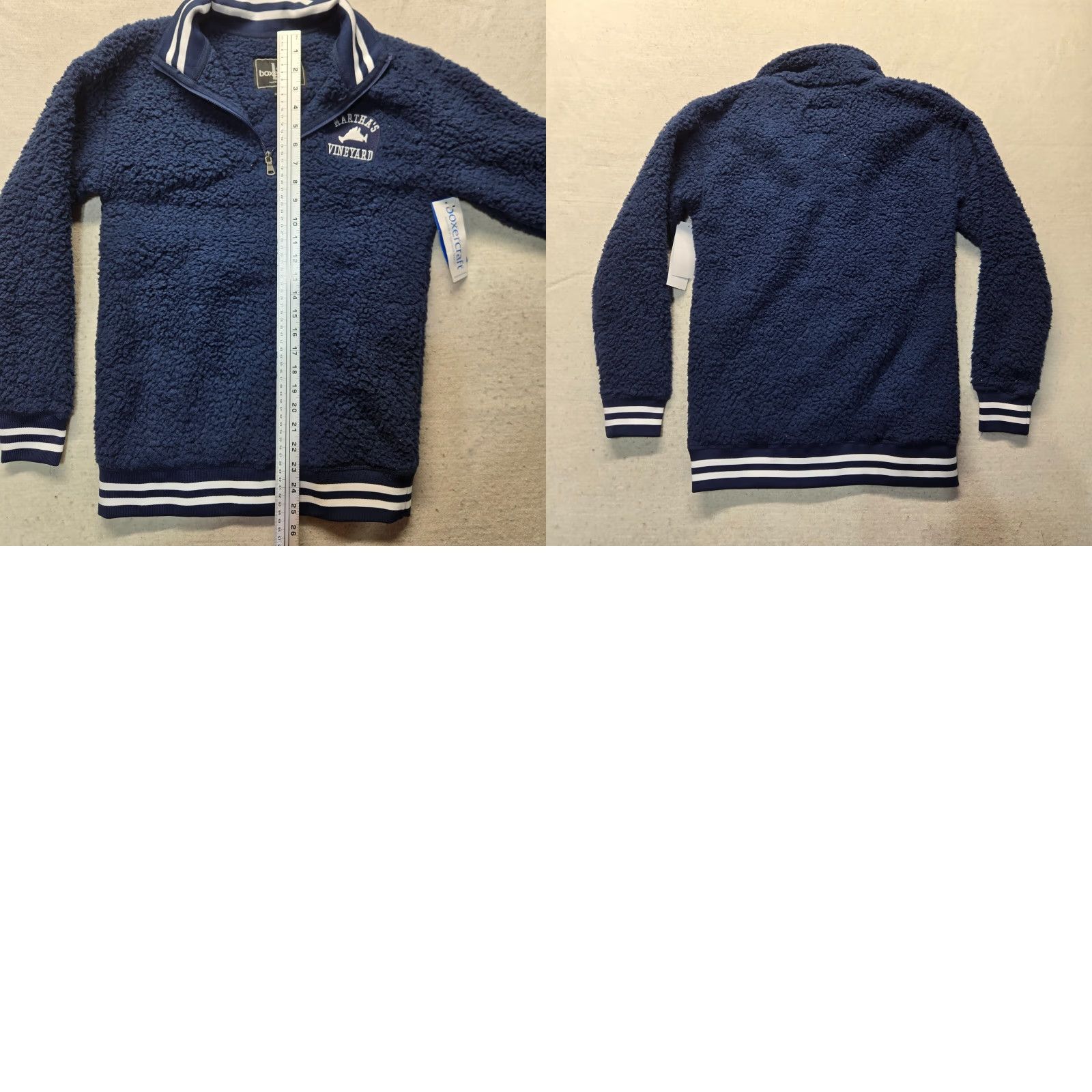 Vintage Boxercraft Sweater Shirt Women S Blue Cozy Warm Sherpa Fleece Pullover Casual Winter Fall 90s? Size S / US 4 / IT 40 - 8 Thumbnail