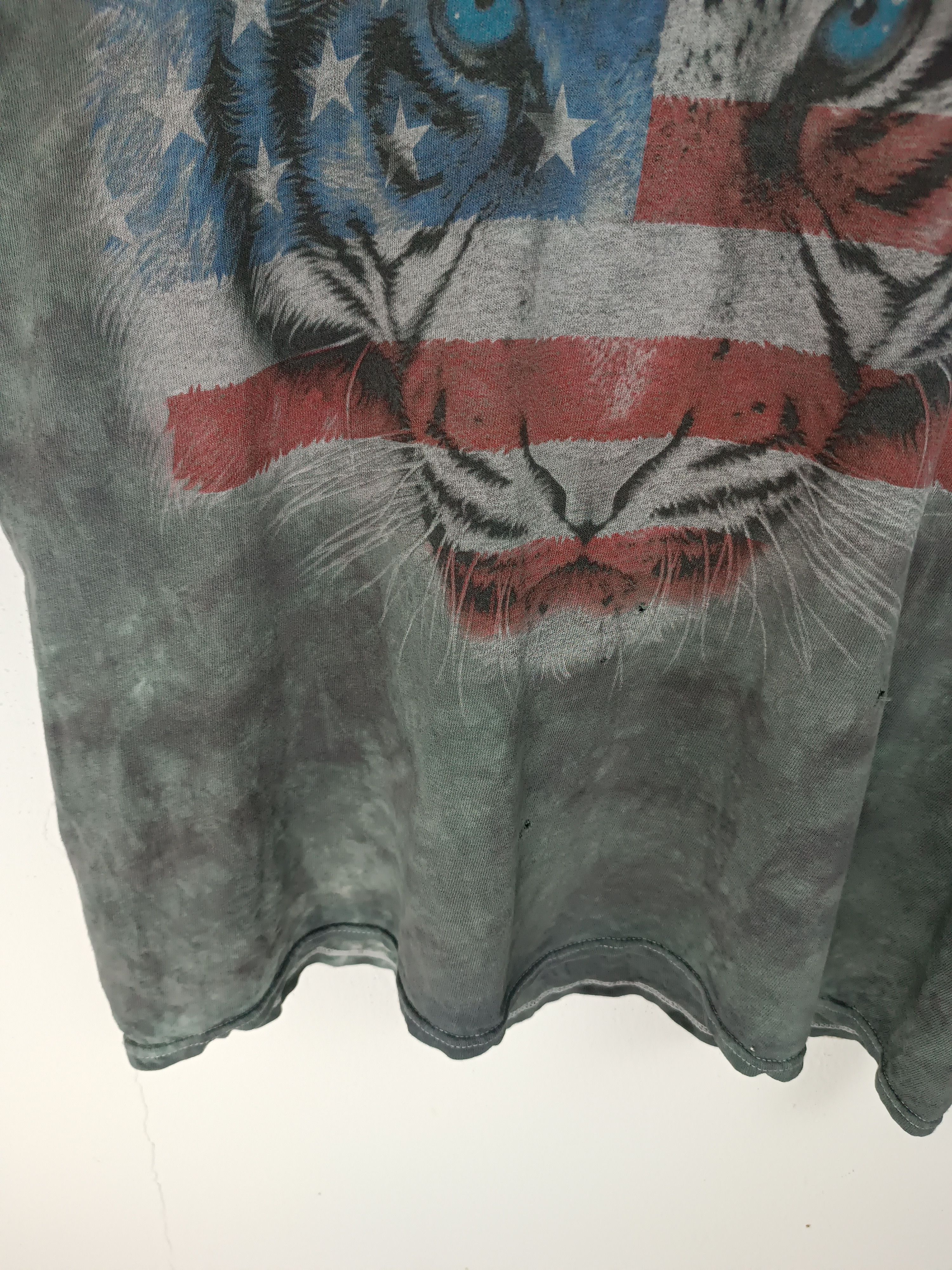 Other THRASHED FADED VINTAGE TIGER OF USA 4TH OF JULY INDEPENDENCE Size US L / EU 52-54 / 3 - 6 Thumbnail