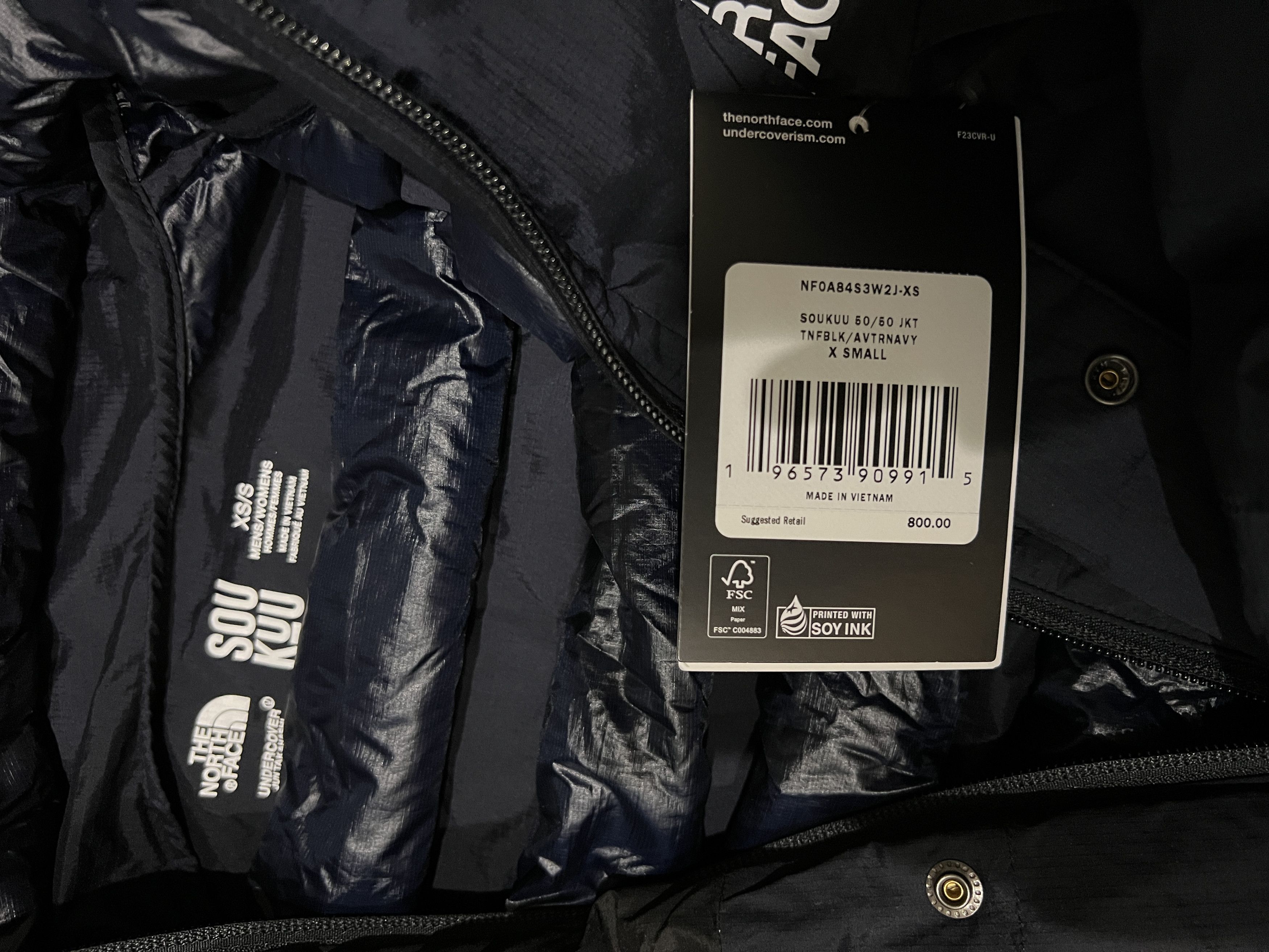 The North Face × Undercover The North Face x Undercover Soukuu 50/50 down Jacket XS/S Size US XS / EU 42 / 0 - 7 Thumbnail