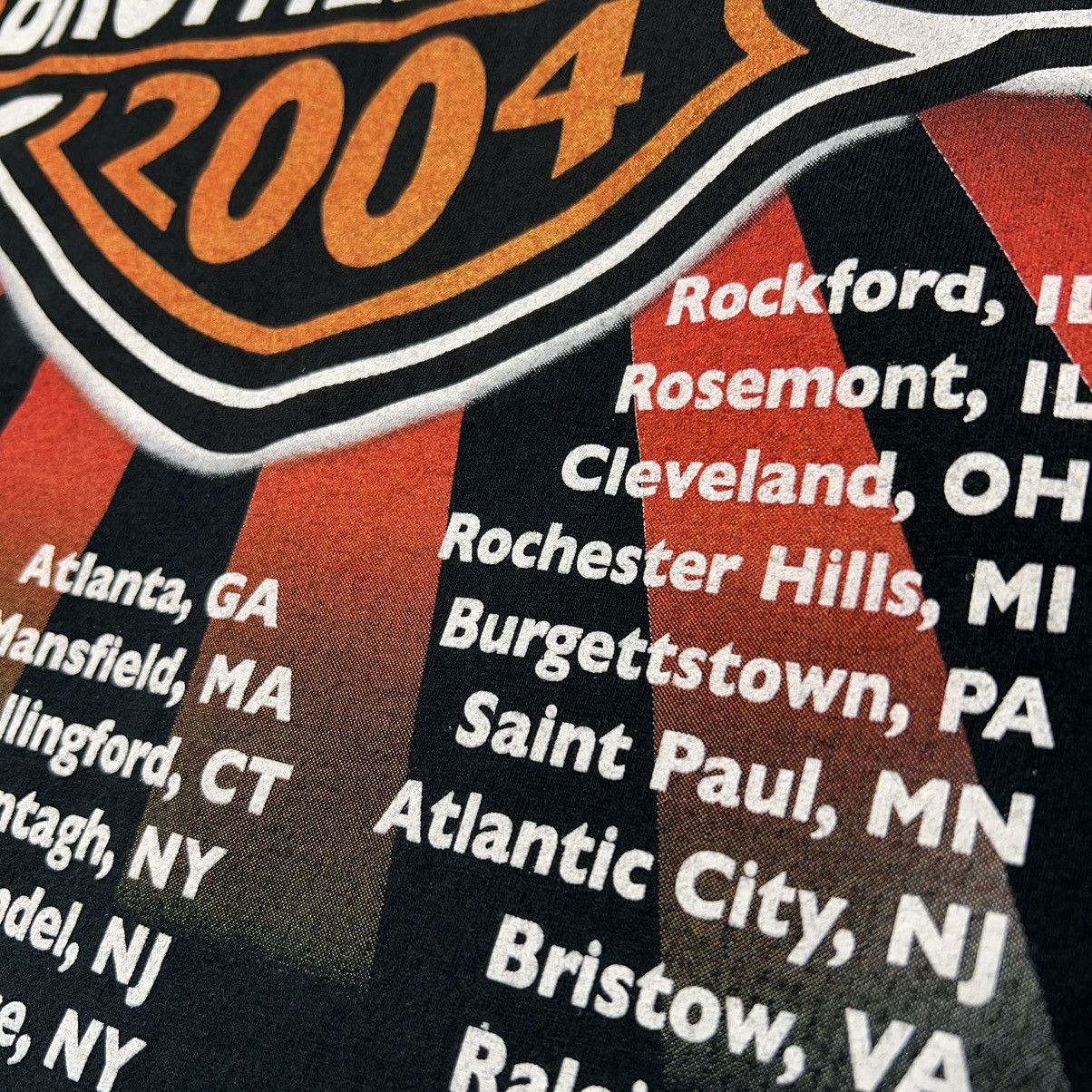 Band Tees × Vintage VTG Allman Brothers Band Tee Shirt Black Tour Campaign Rock Size US L / EU 52-54 / 3 - 12 Thumbnail