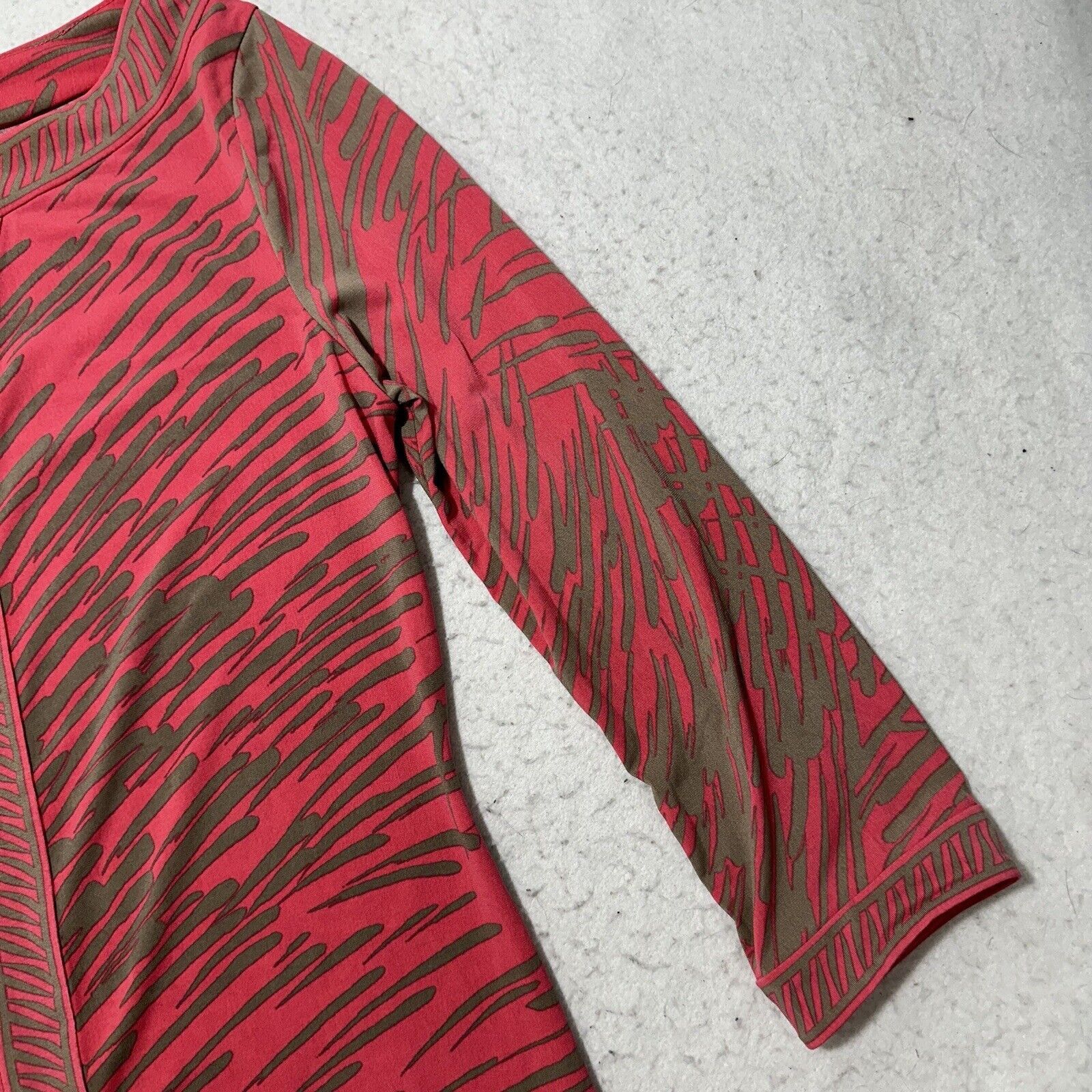 Other UK BCBGMaxAzria Small Pink 3/4 Sleeve Pullover Shift Dress Size S / US 4 / IT 40 - 5 Thumbnail