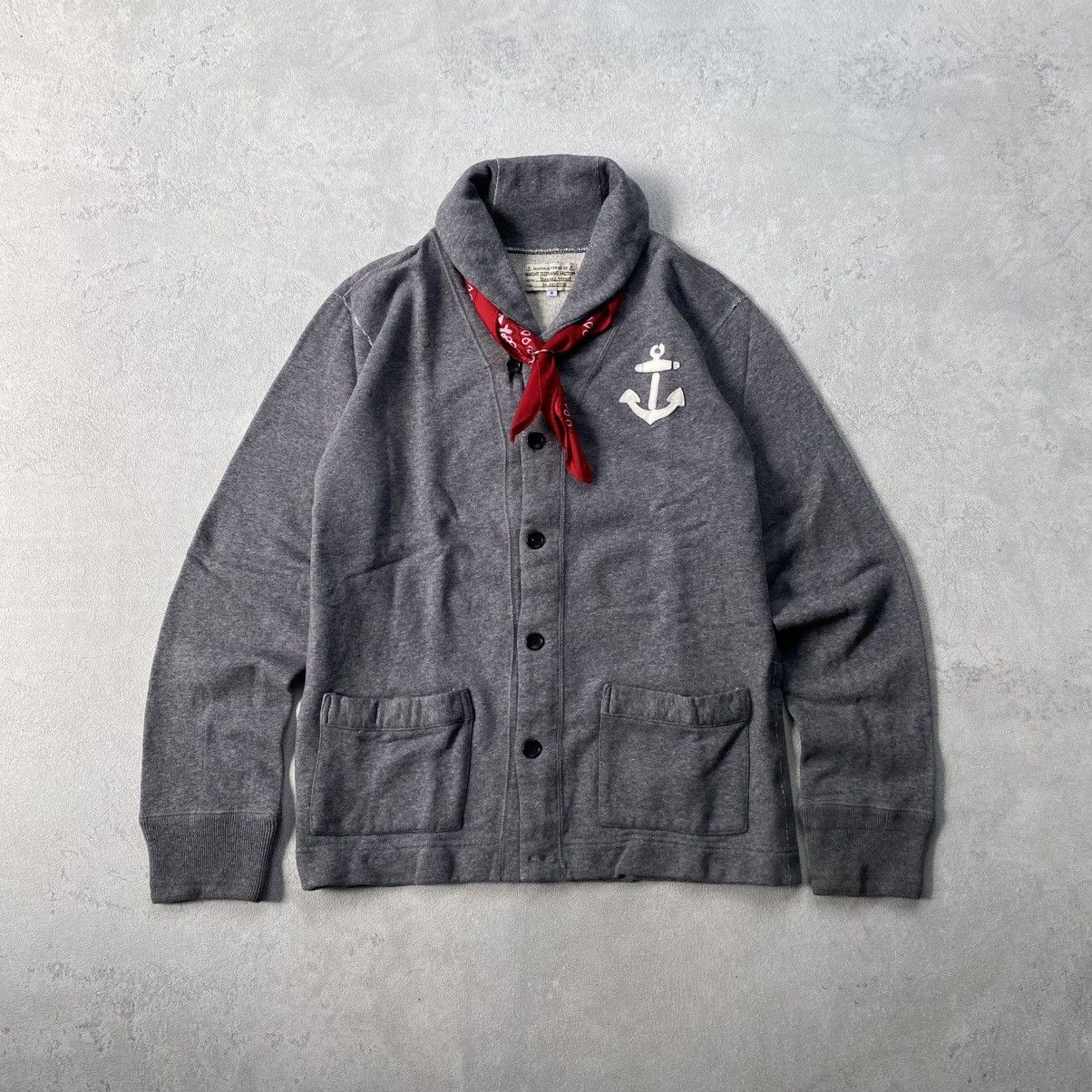 Beams Japan × Beams Plus × Japanese Brand Beams heart shawl collar cardigan jacket Size US M / EU 48-50 / 2 - 1 Thumbnail