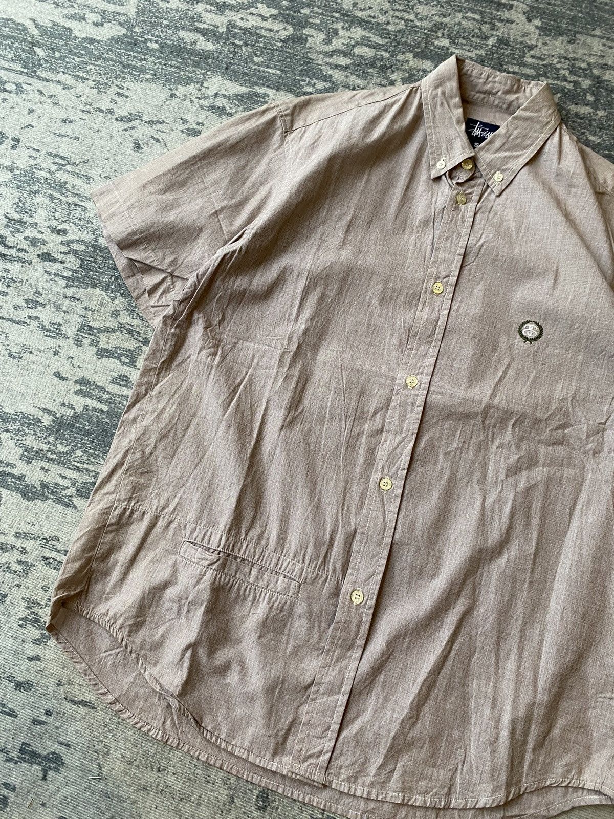 Stussy 90s OLD STUSSY/SS ring/BD S/S Shirt/Made in USA Size US S / EU 44-46 / 1 - 3 Thumbnail