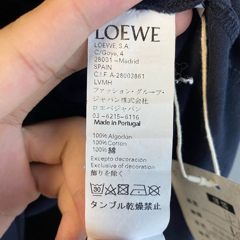 Loewe LOEWE Blue patch logo short sleeve Size S / US 4 / IT 40 - 4 Thumbnail