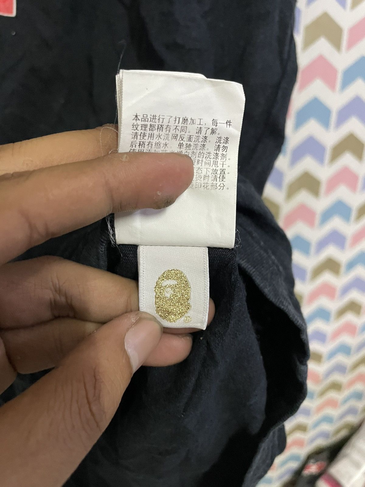 Bape A Bathing Ape Black Shirt Size US L / EU 52-54 / 3 - 9 Thumbnail
