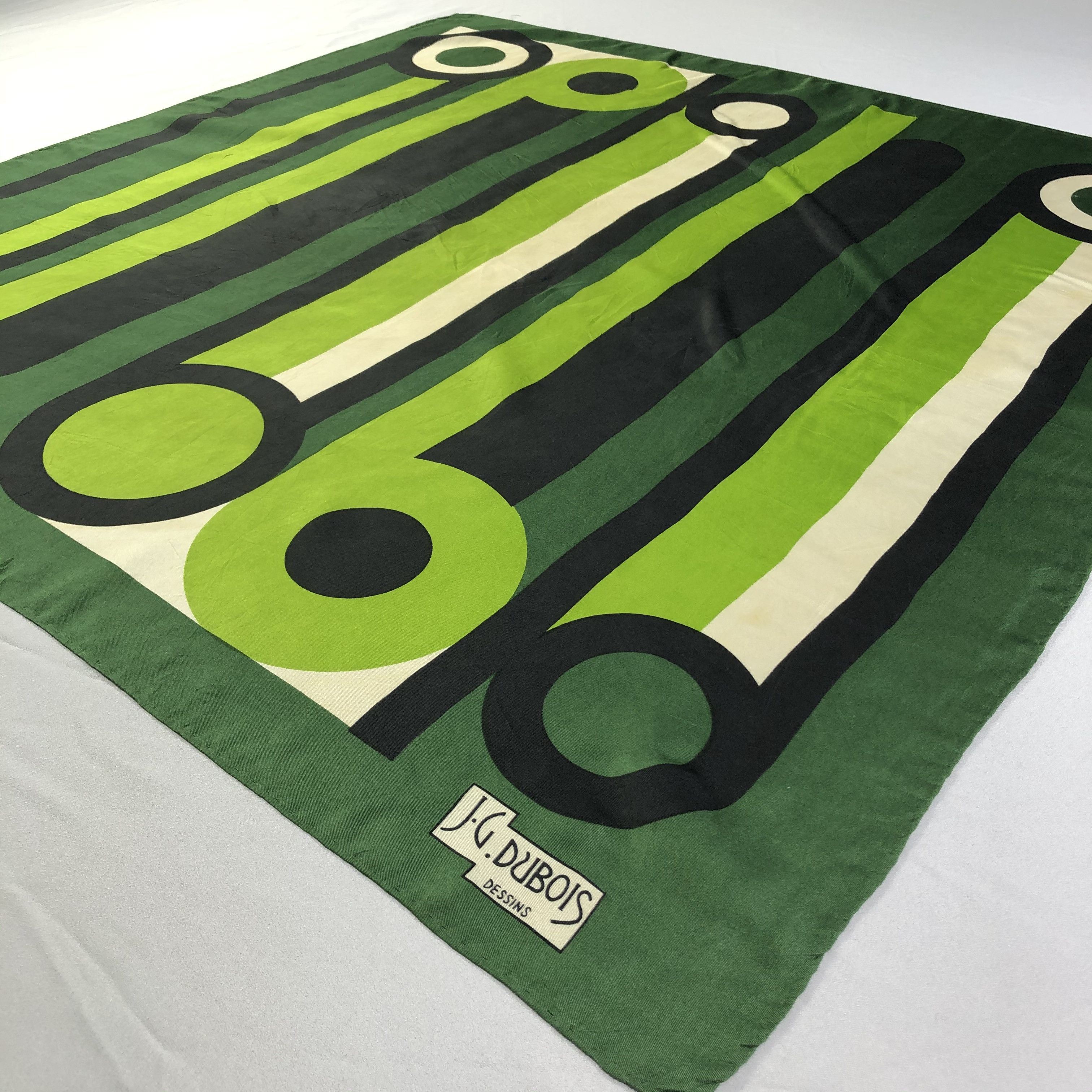 Vintage Vintage J.G.Dubois Silk Scarf Size ONE SIZE - 3 Thumbnail